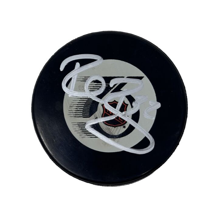 Rob Ray Signed 75th Anniversary Logo Hockey Puck