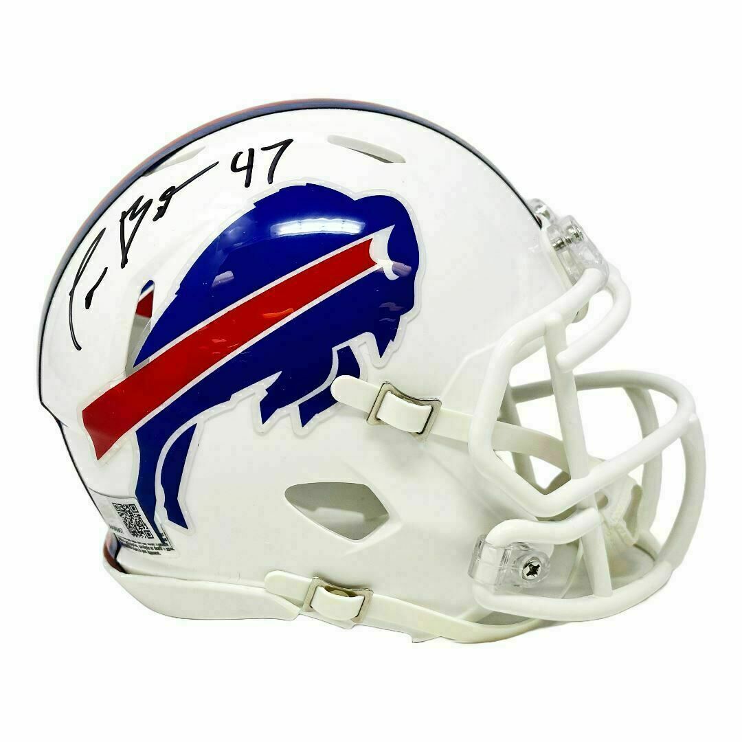 Christian Benford Signed Buffalo Bills 2021 Speed Mini Helmet