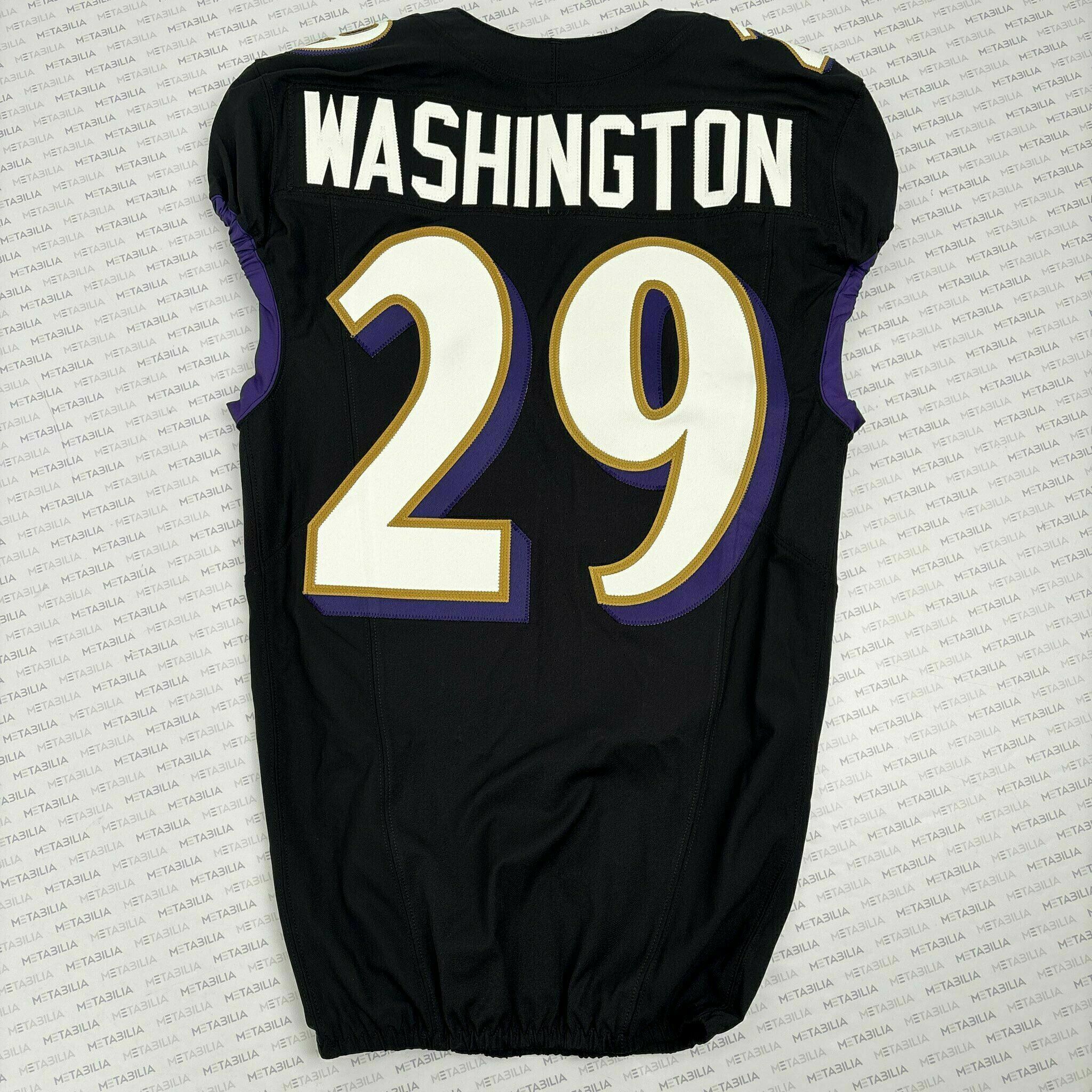 #29 Ar'Darius Washington Team-Issued Black Jersey