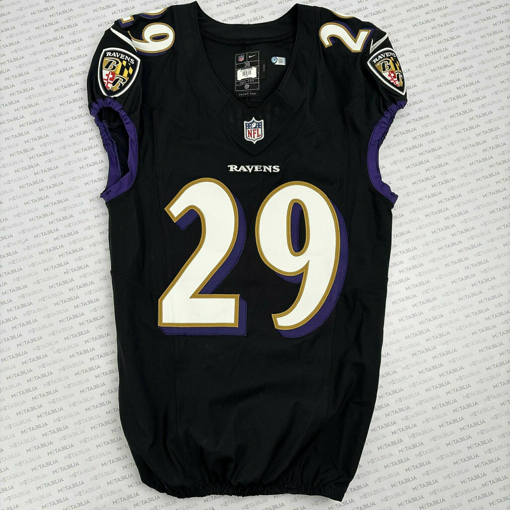 #29 Ar'Darius Washington Team-Issued Black Jersey