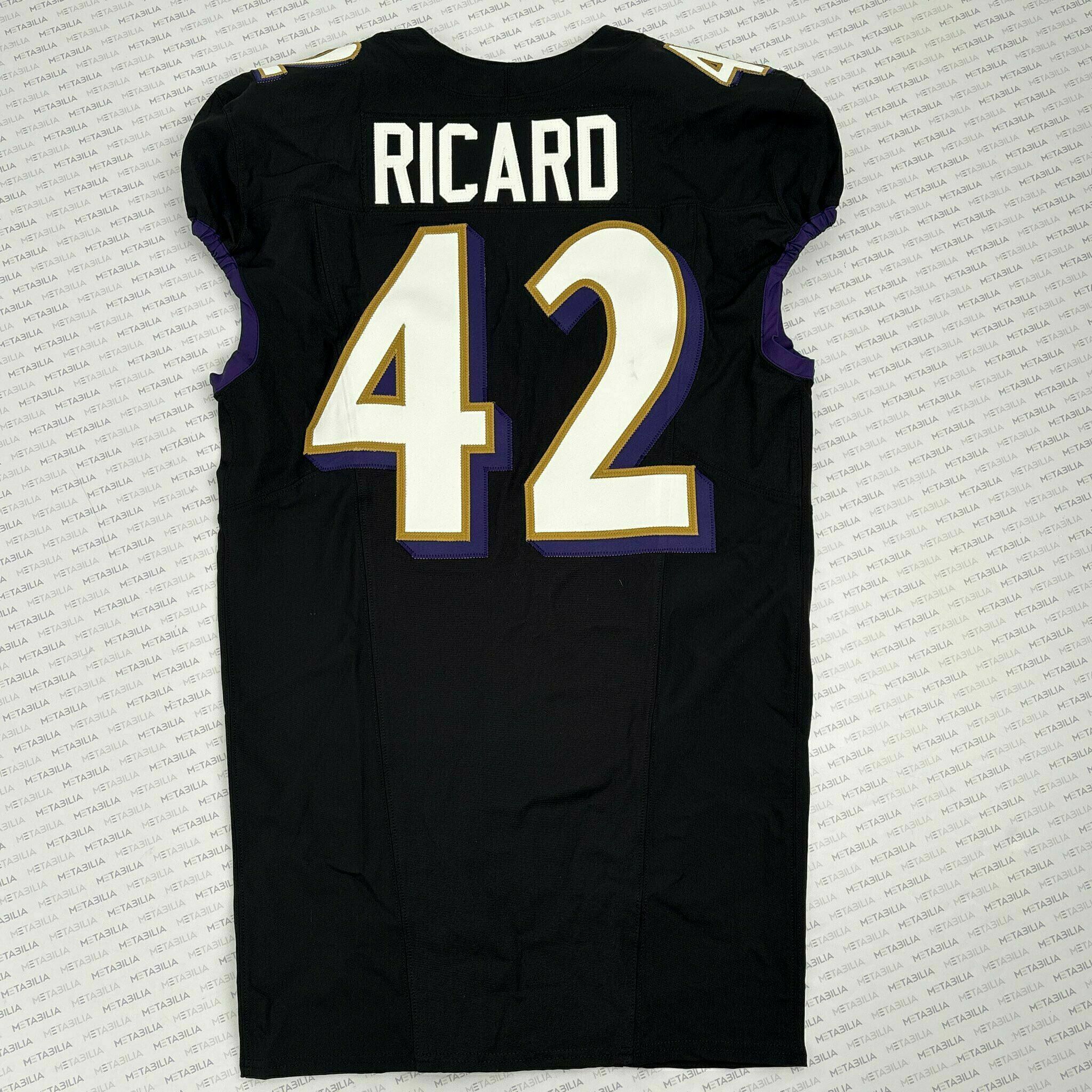 #42 Patrick Ricard Team-Issued Black Jersey