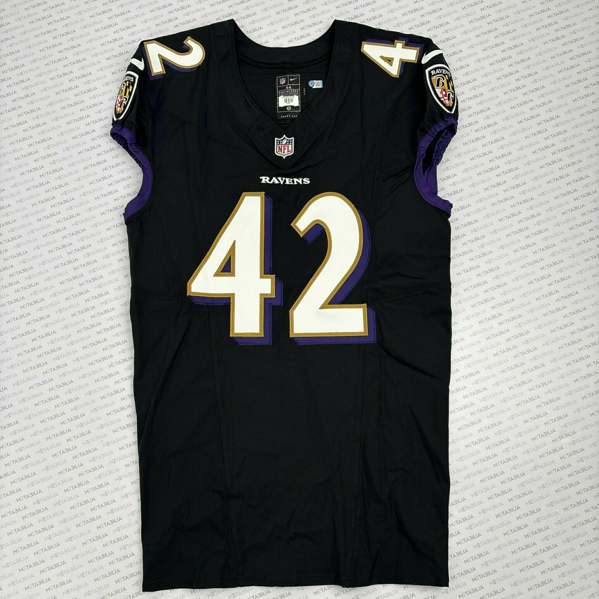 #42 Patrick Ricard Team-Issued Black Jersey