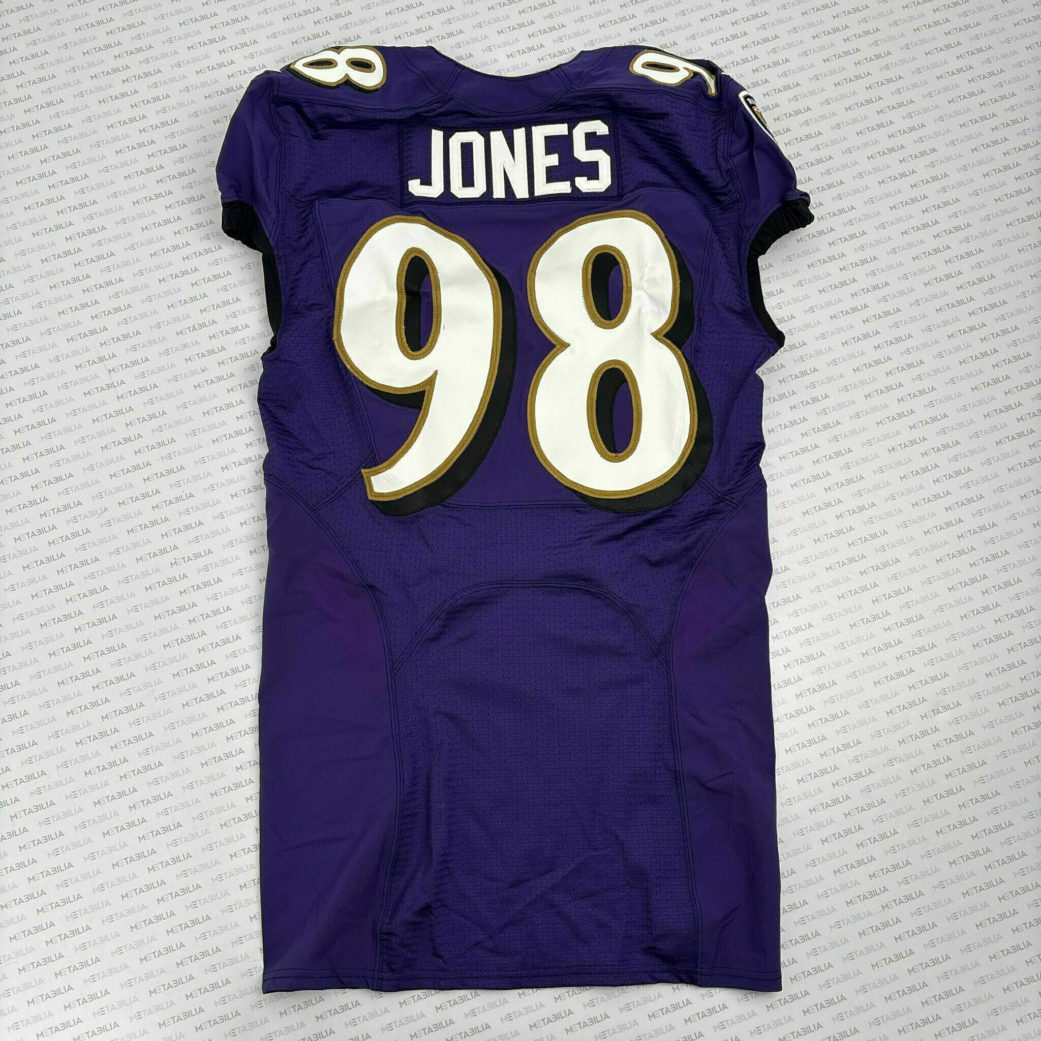 #98 Travis Jones Team-Issued Purple Jersey