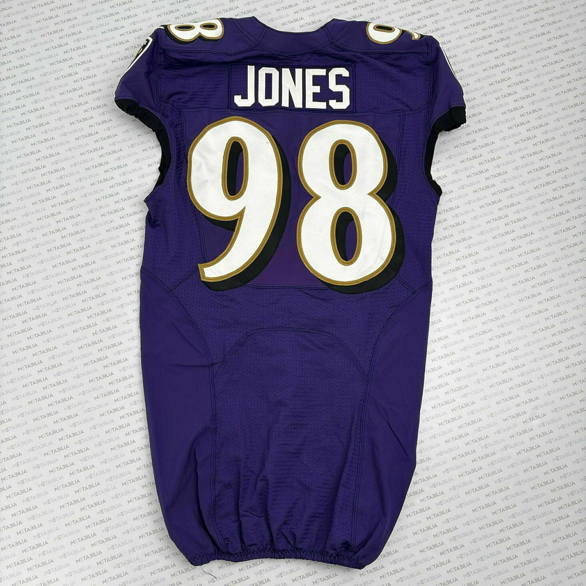 #98 Travis Jones Team-Issued Purple Jersey