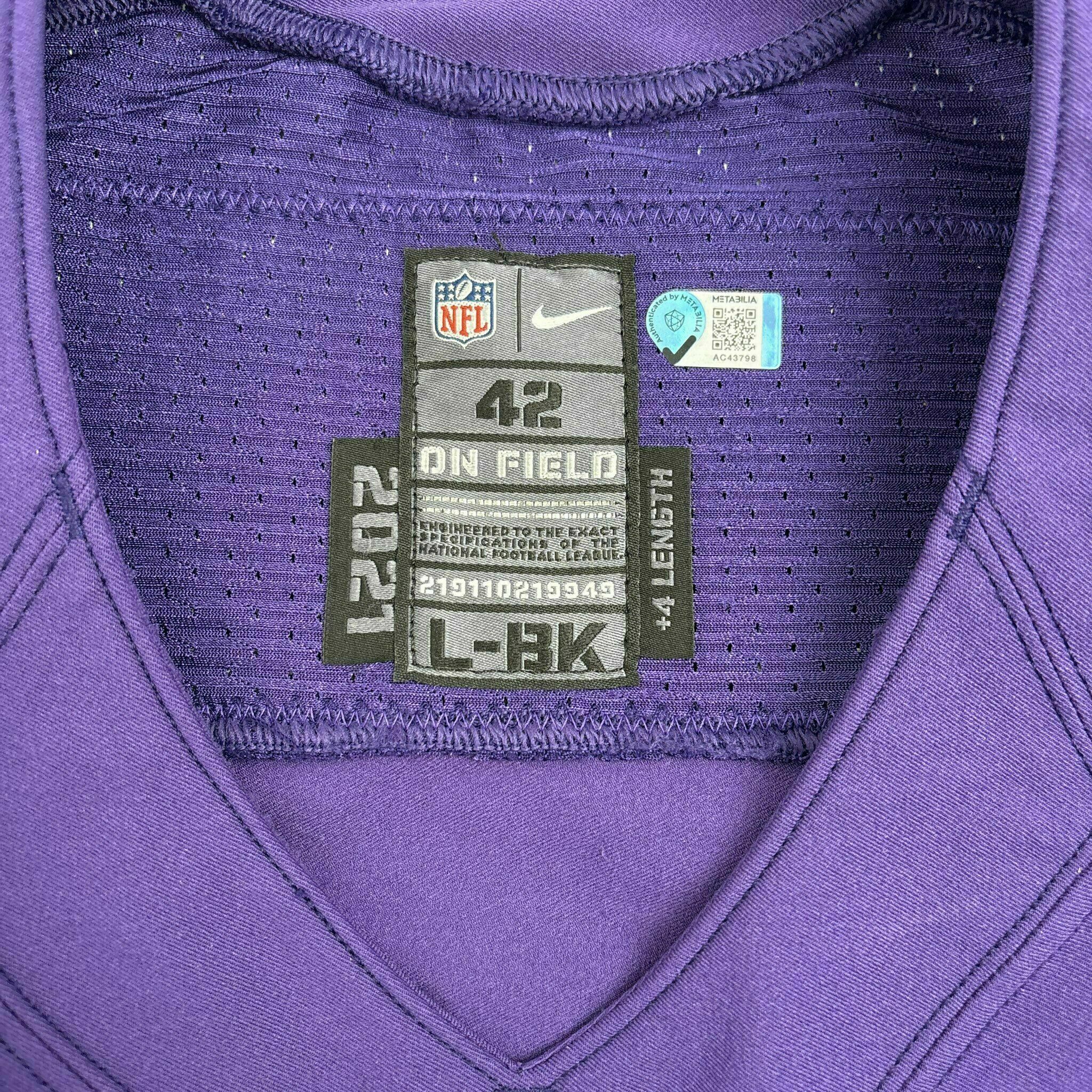 #98 Travis Jones Team-Issued Purple Jersey