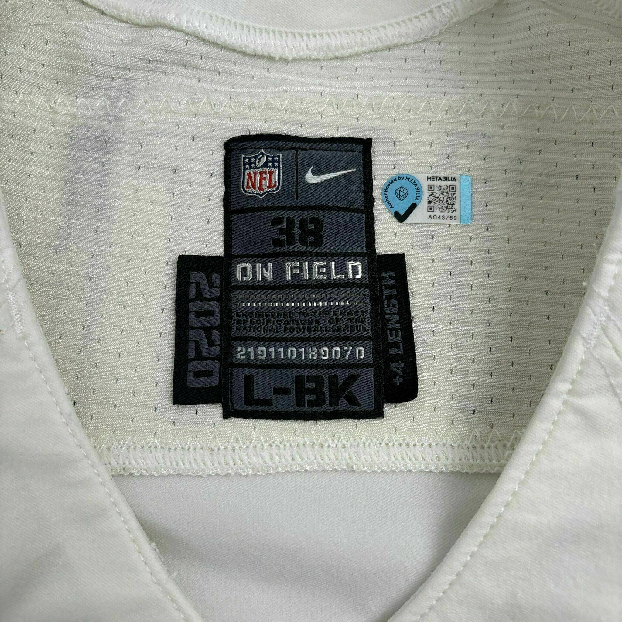 #22 Jimmy Smith Team-Issued White Jersey