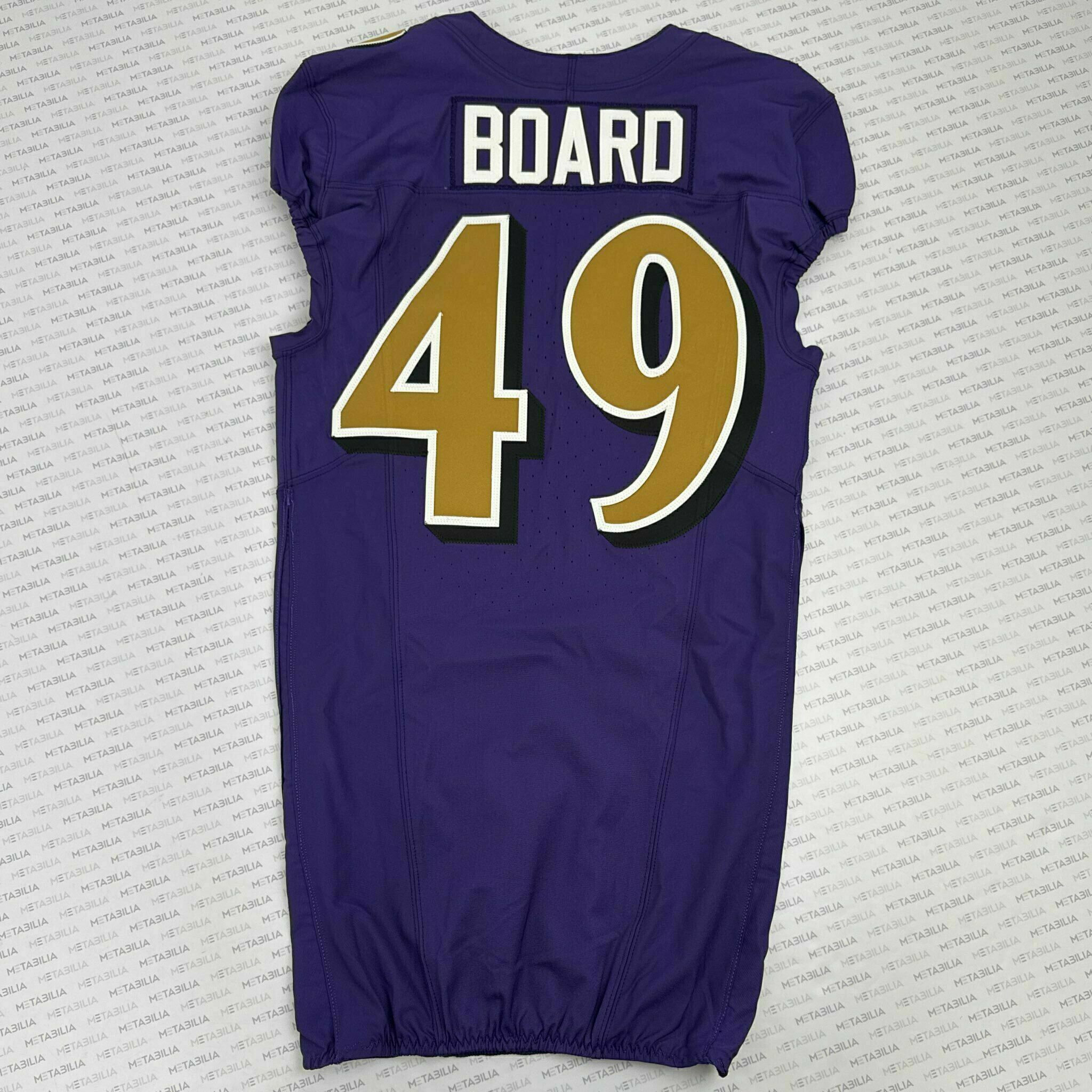 #49 Chris Board Team-Issued Purple Jersey