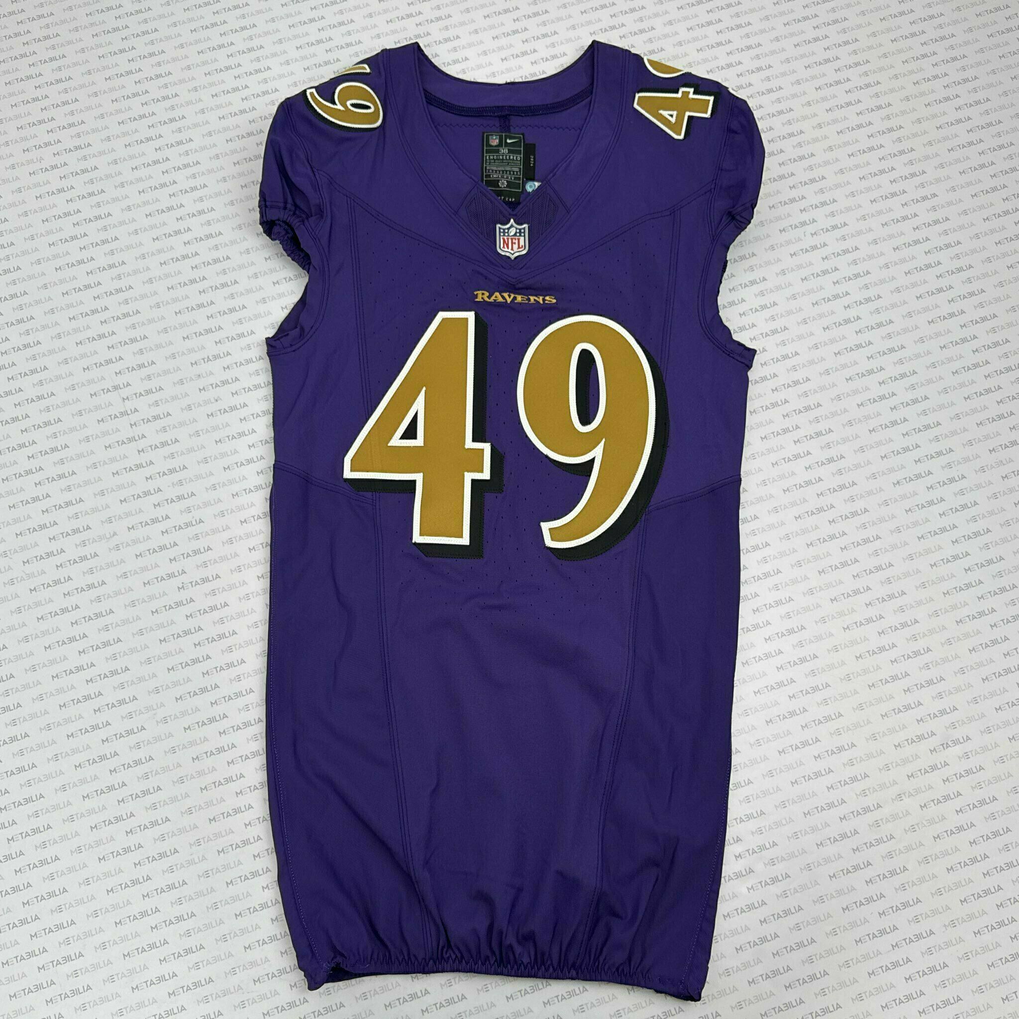 #49 Chris Board Team-Issued Purple Jersey