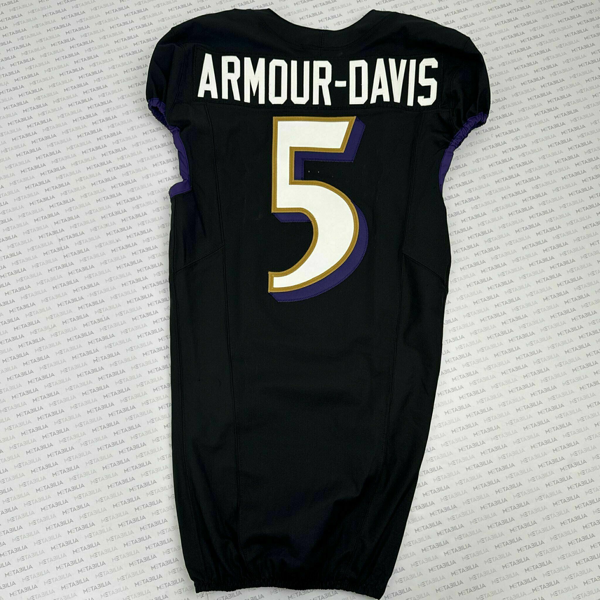 #5 Jayln Armour-Davis Team-Issued Black Jersey