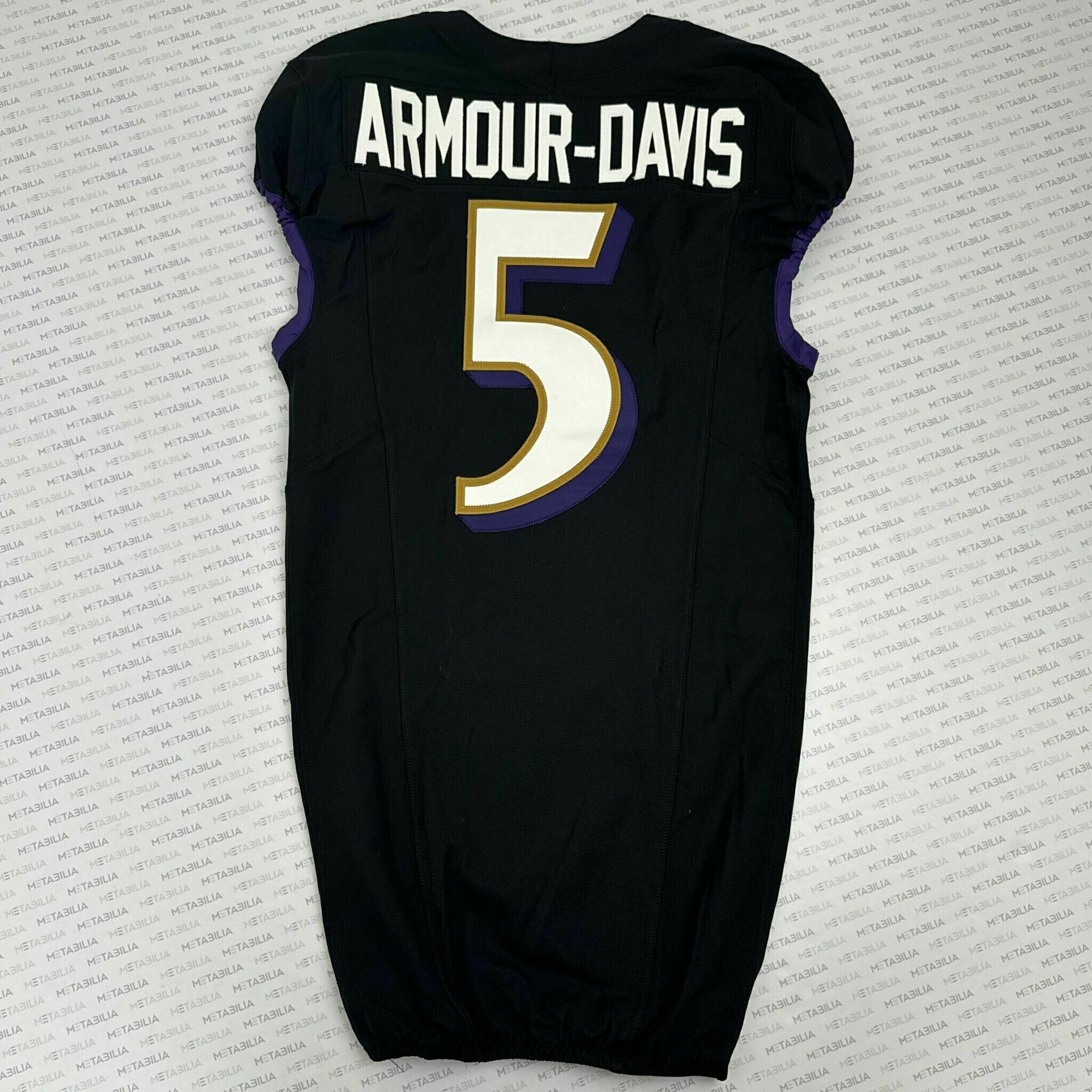 #5 Jayln Armour-Davis Team-Issued Black Jersey