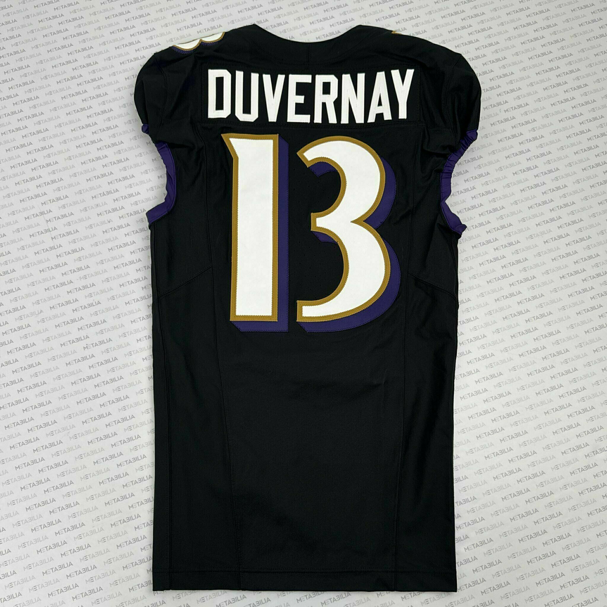 #13 Devin Duvernay Team-Issued Black Jersey
