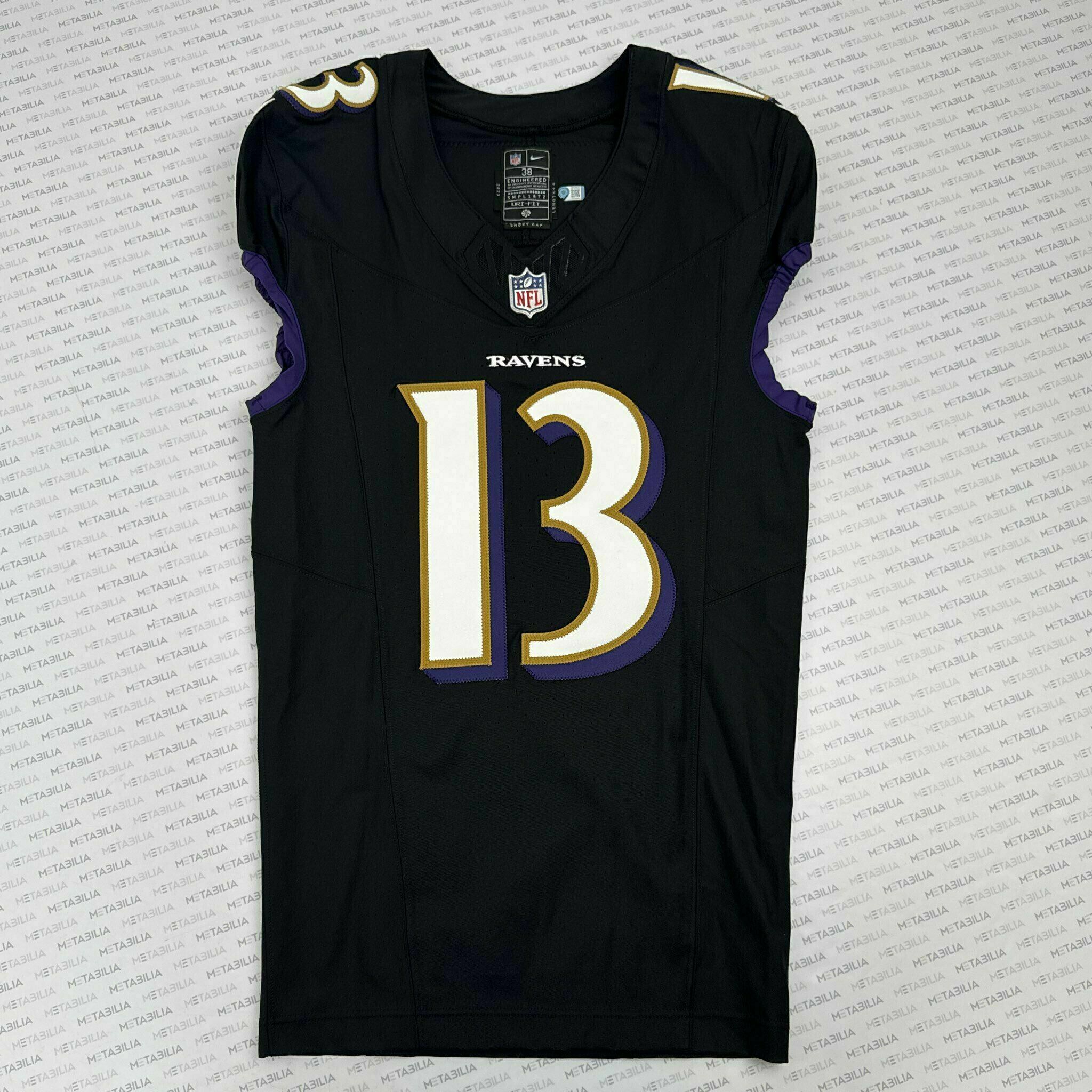 #13 Devin Duvernay Team-Issued Black Jersey