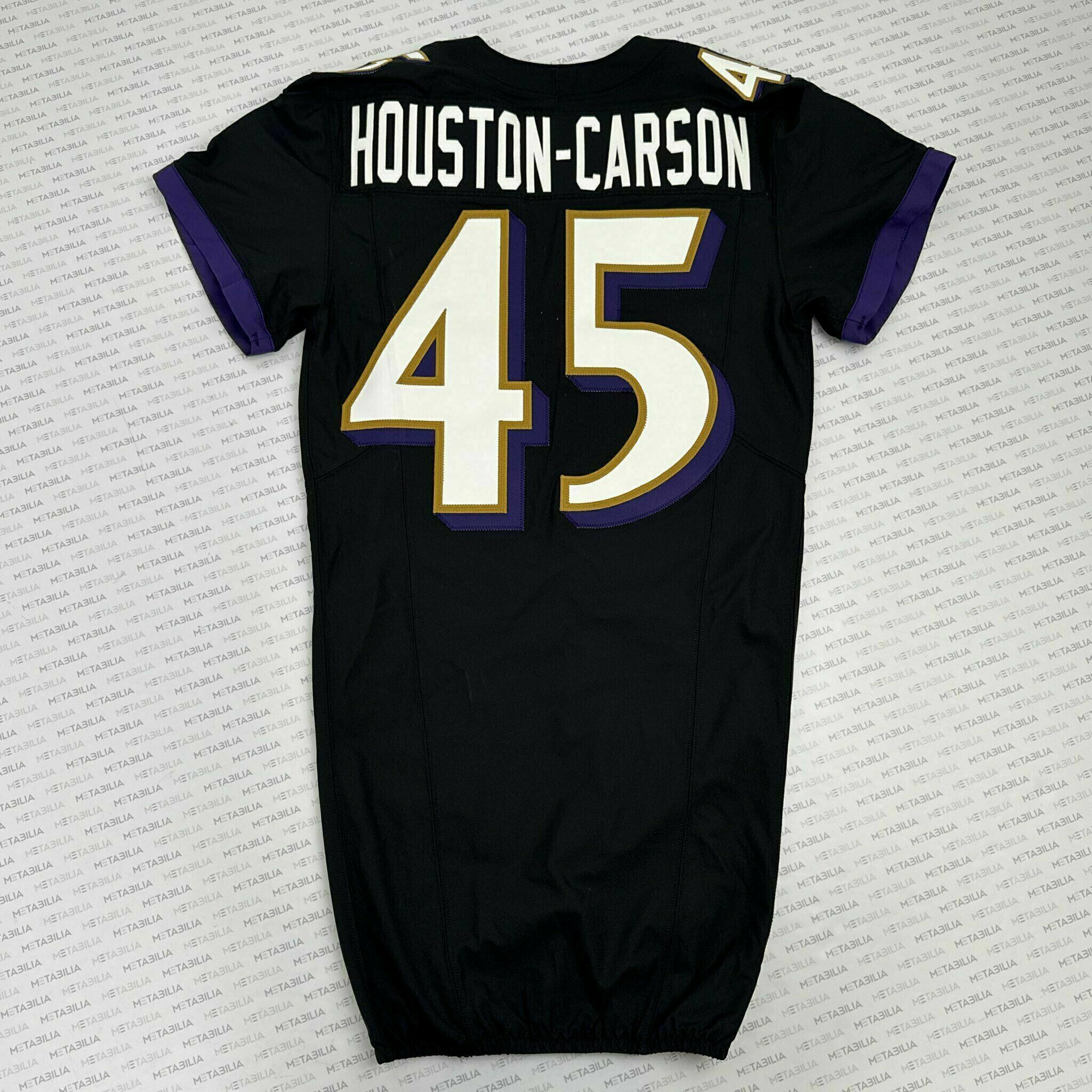 #45 DeAndre Houston-Carson Team-Issued Black Jersey