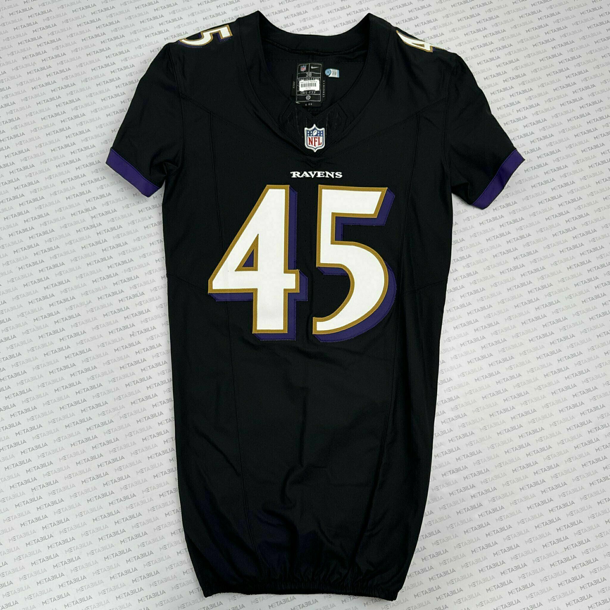 #45 DeAndre Houston-Carson Team-Issued Black Jersey
