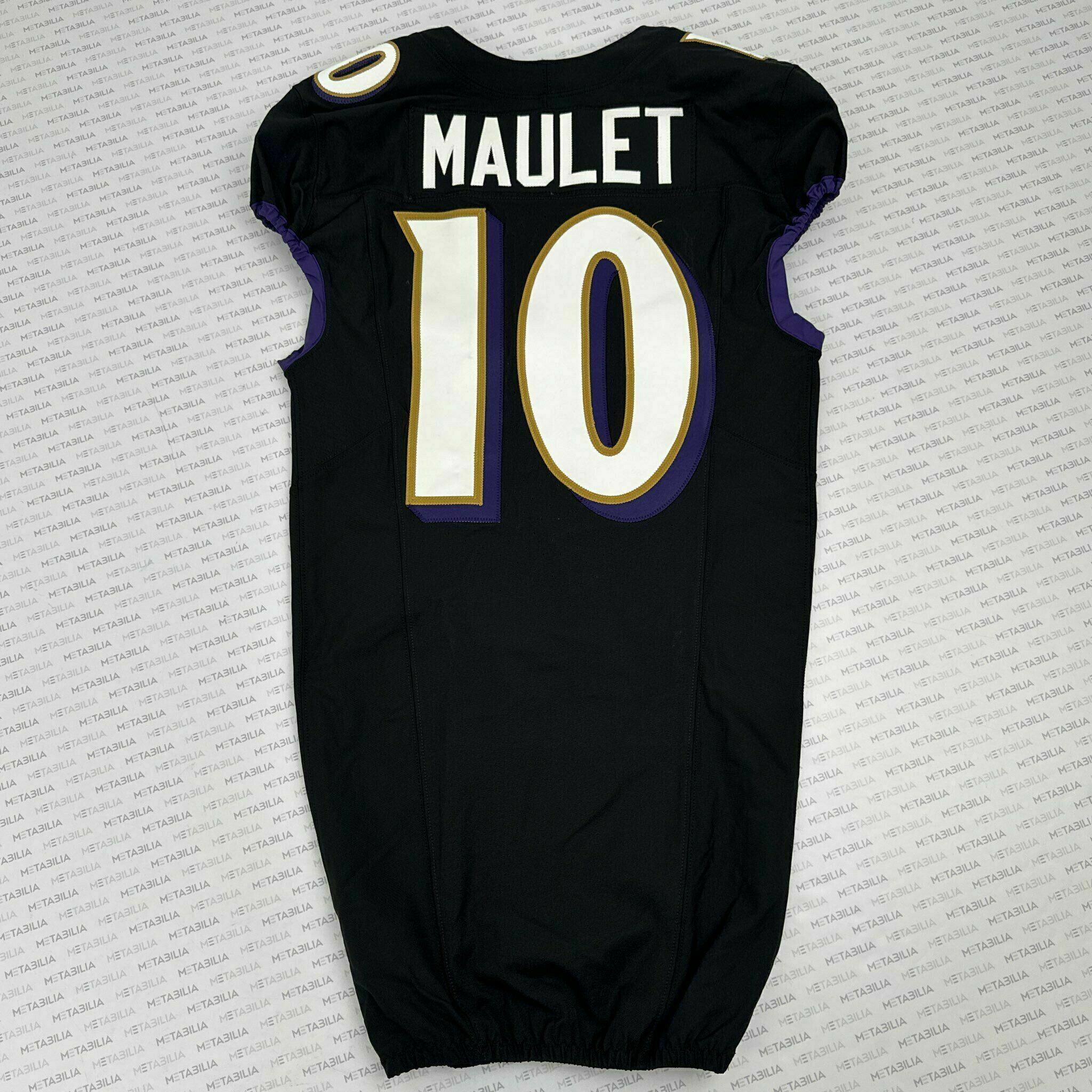 #10 Arthur Maulet Team-Issued Black Jersey
