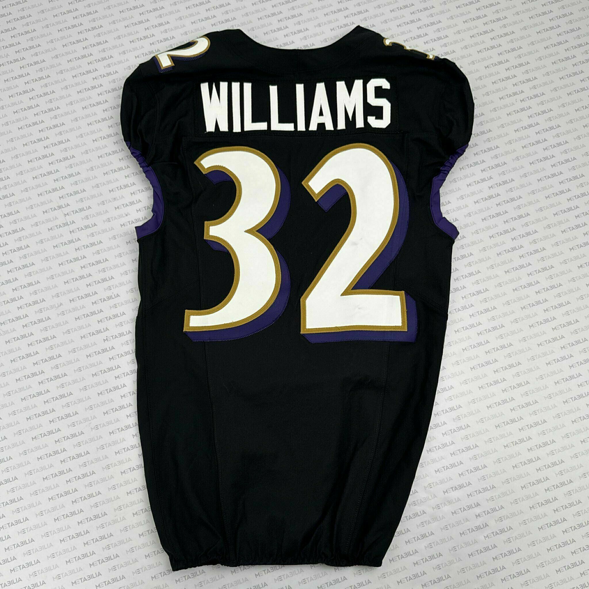 #32 Marcus Williams Team-Issued Black Jersey