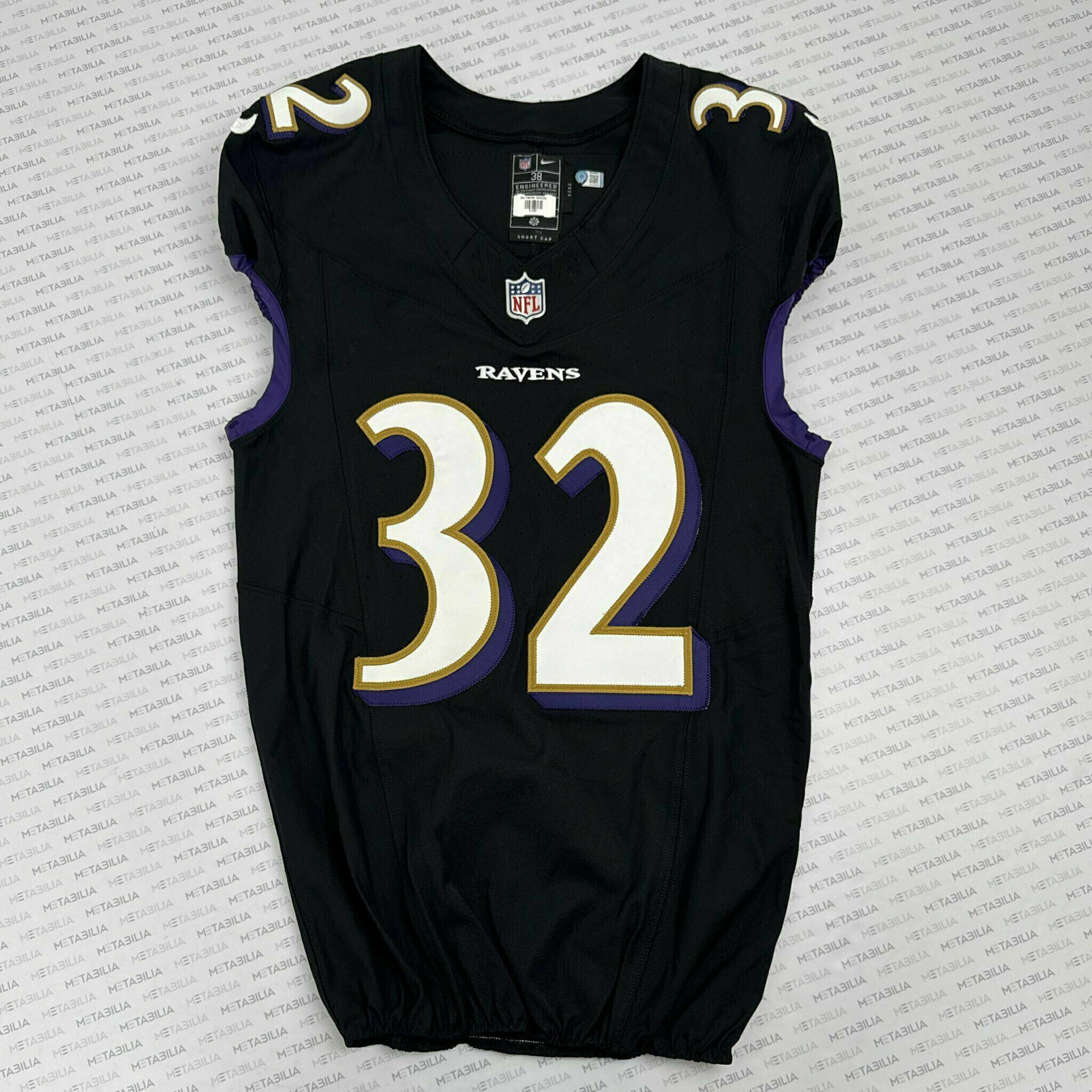 #32 Marcus Williams Team-Issued Black Jersey