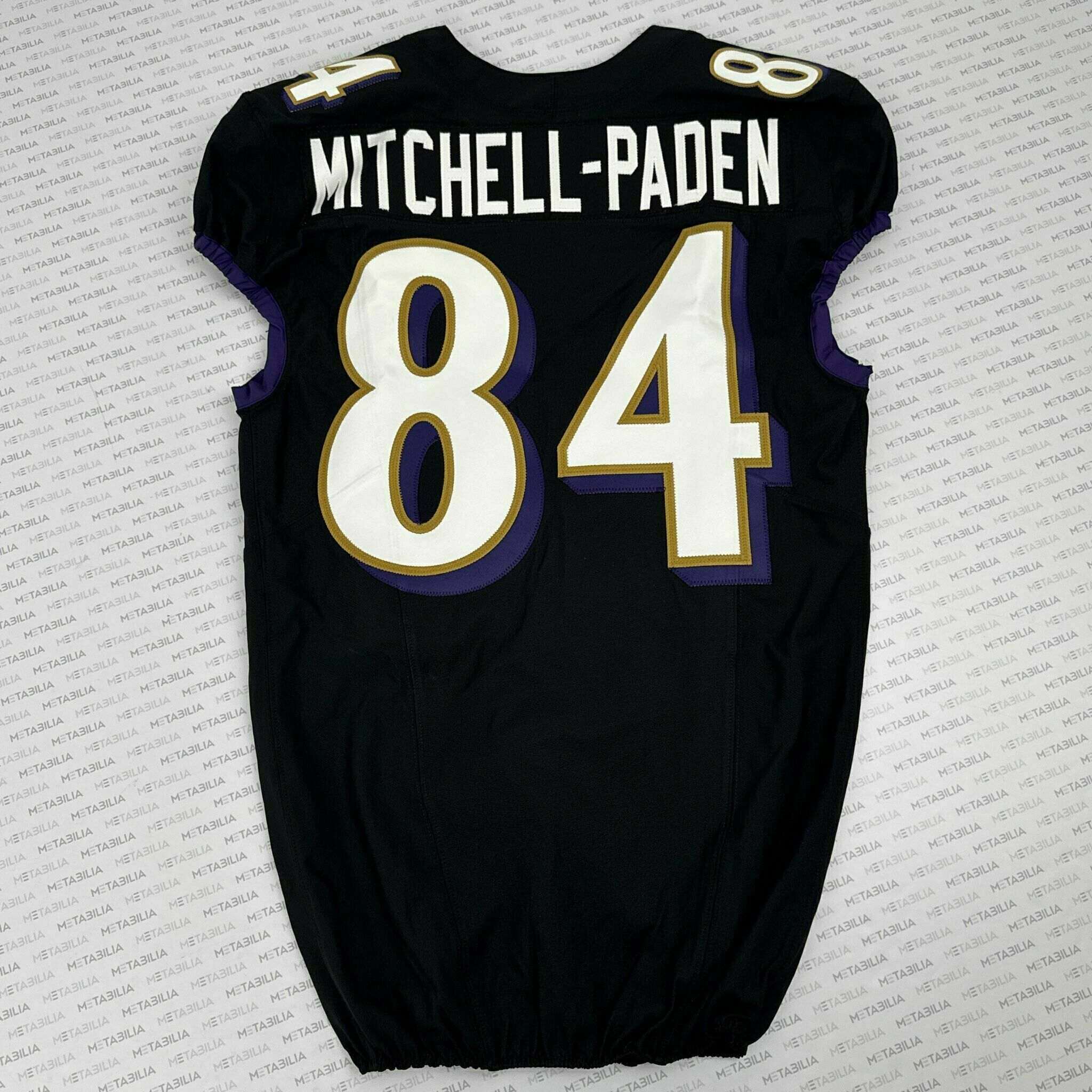 #84 Zaire Mitchell-Paden Team-Issued Black Jersey