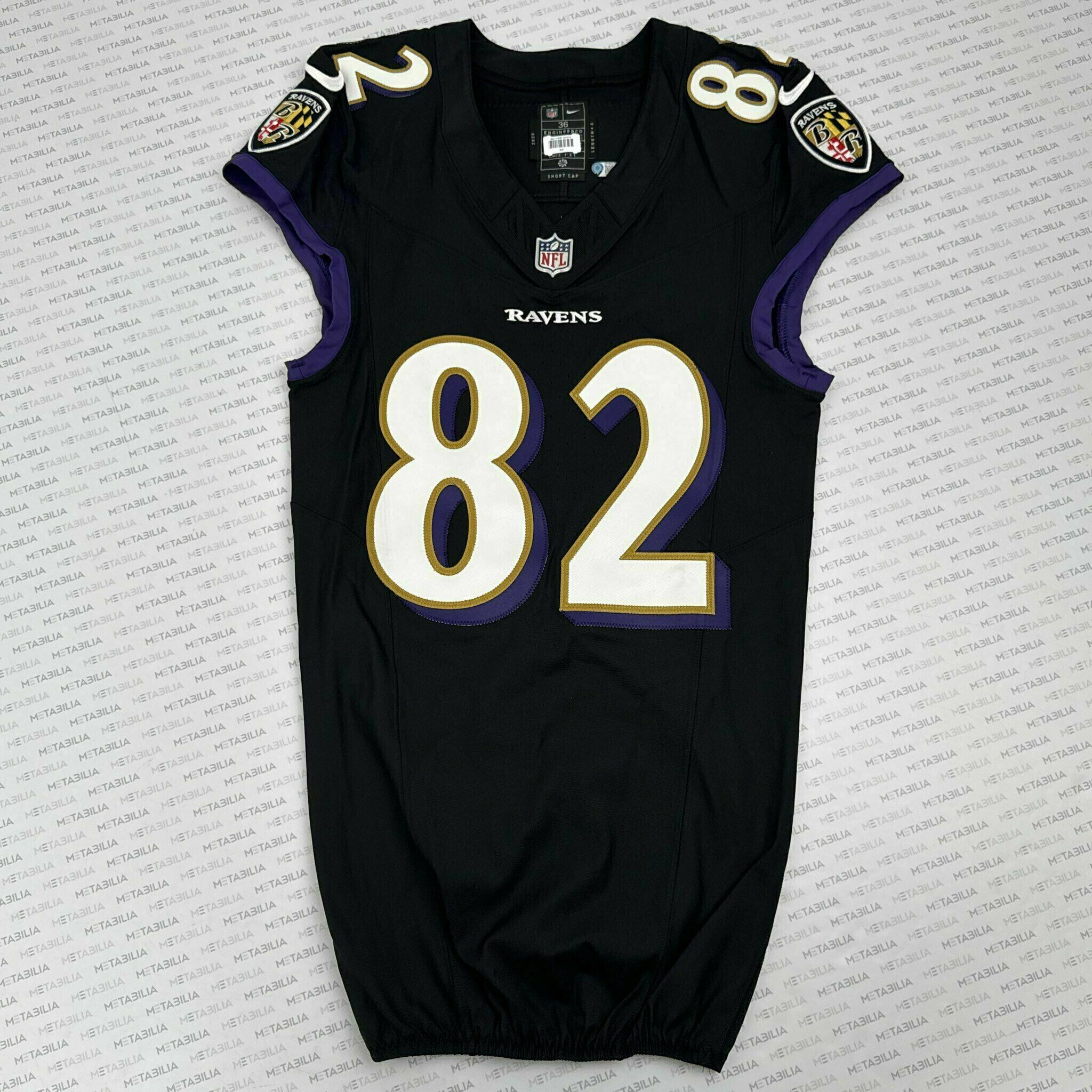 #82 Dayton Wade Team-Issued Black Jersey