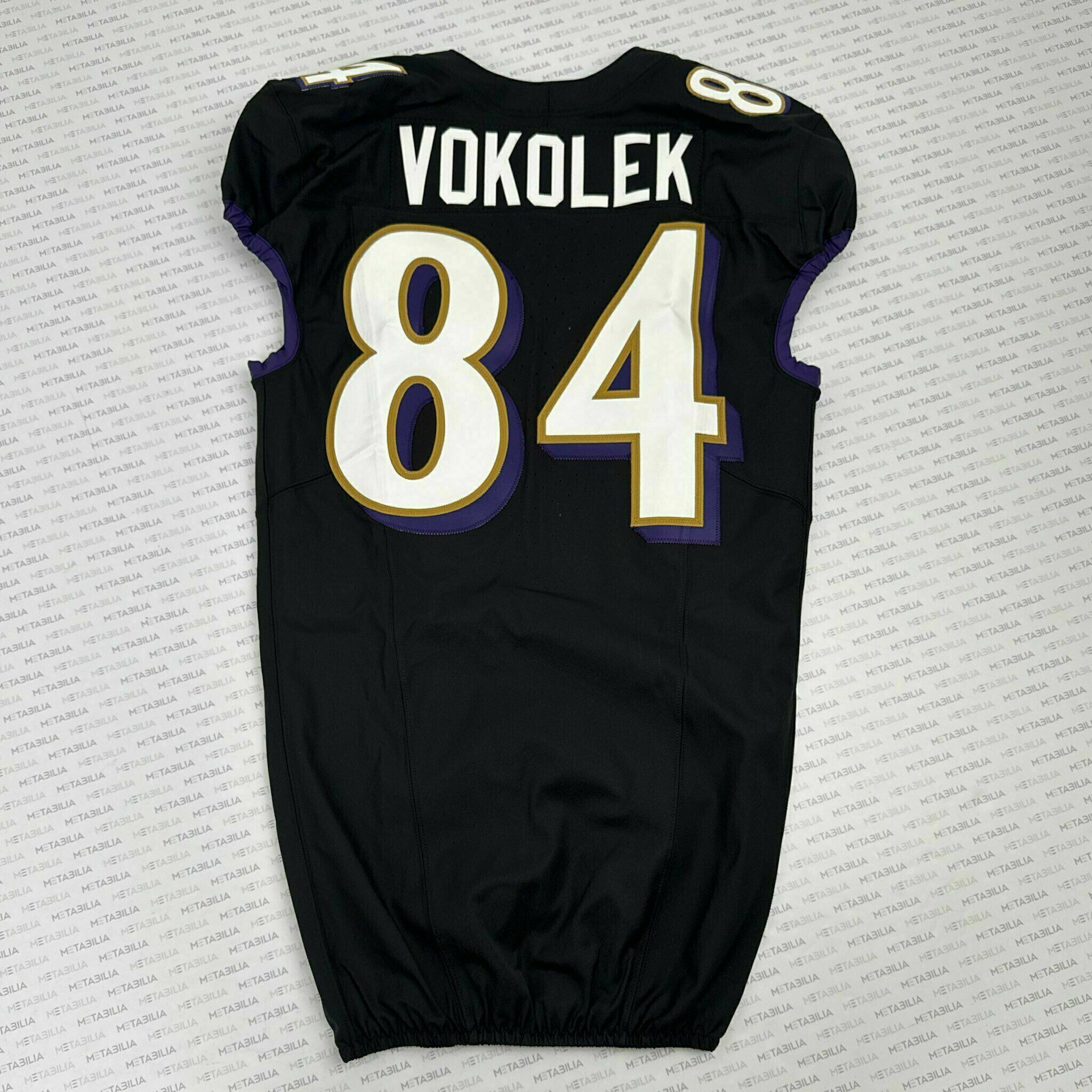 #84 Travis Vokolek Team-Issued Black Jersey