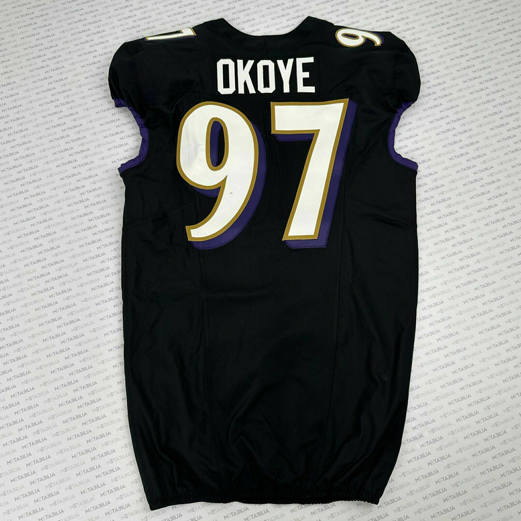 #97 C.J. Okoye Team-Issued Black Jersey