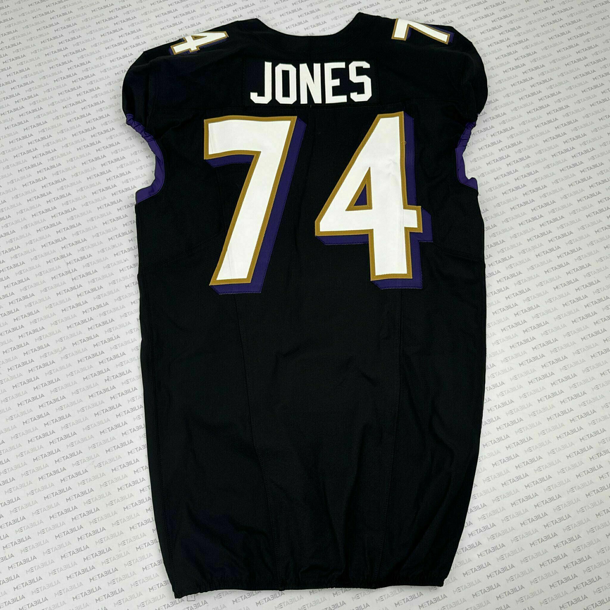 #74 Josh Jones Team-Issued Black Jersey