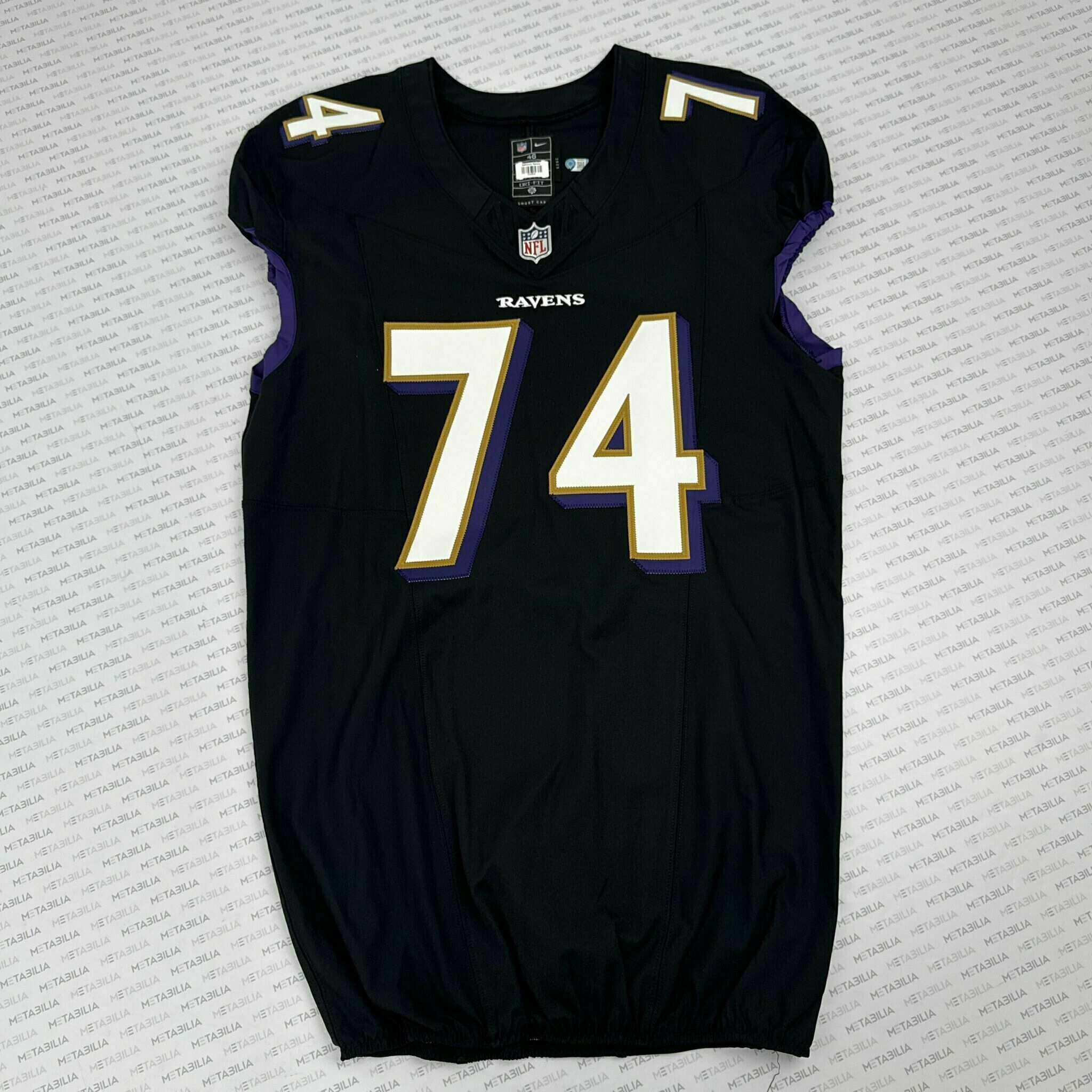 #74 Josh Jones Team-Issued Black Jersey