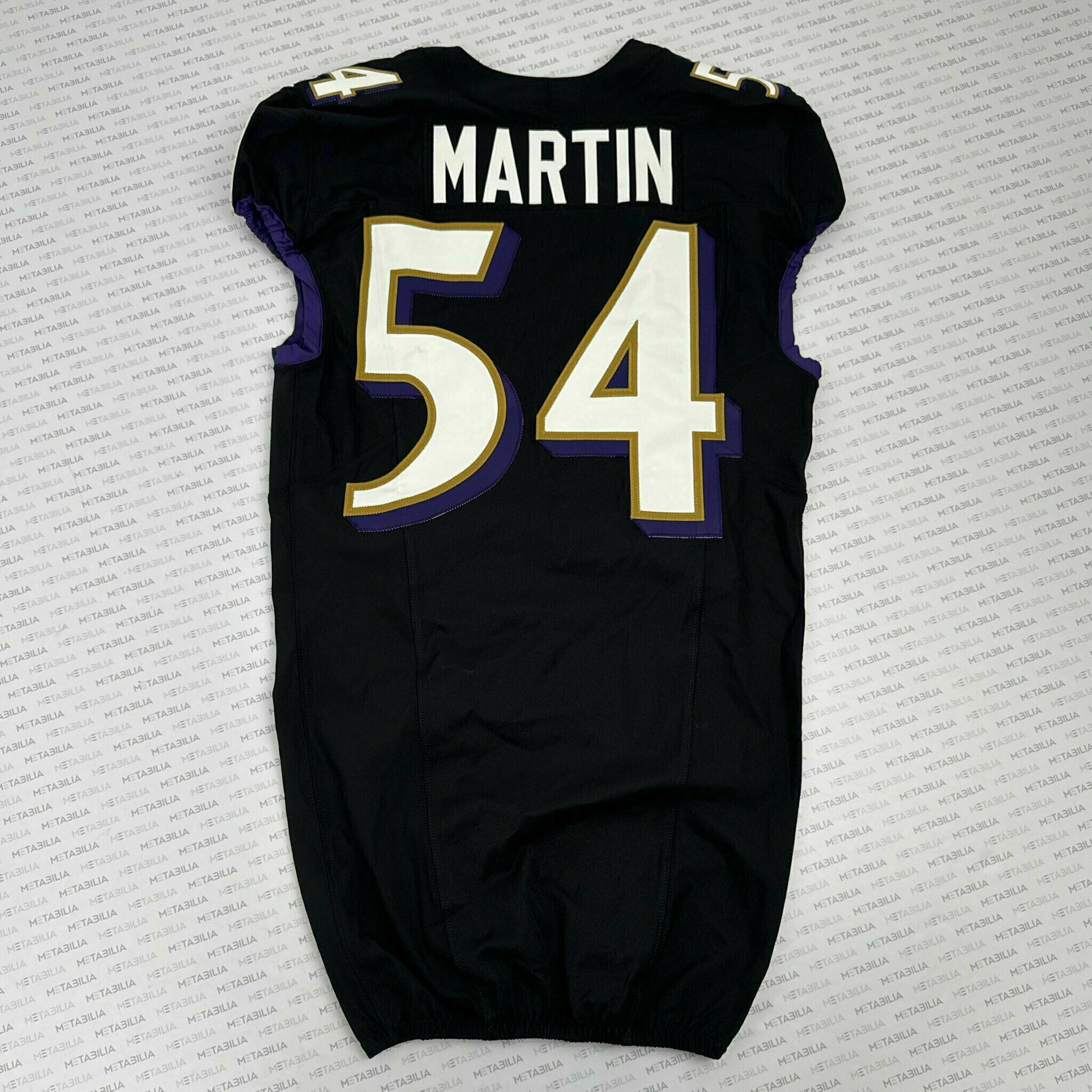 #54 Chandler Martin Team-Issued Black Jersey - #1