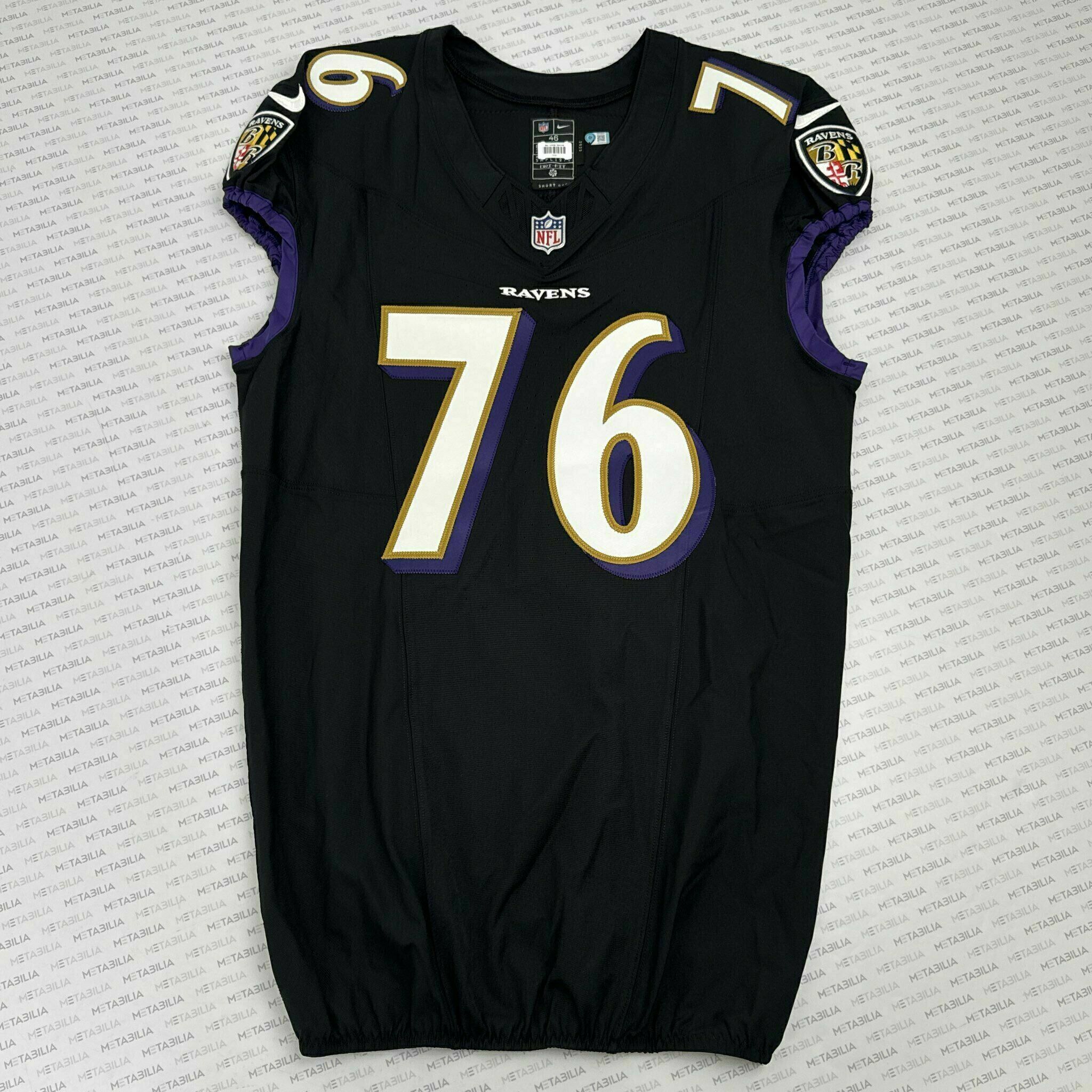 #76 Darrian Dalcourt Team-Issued Black Jersey