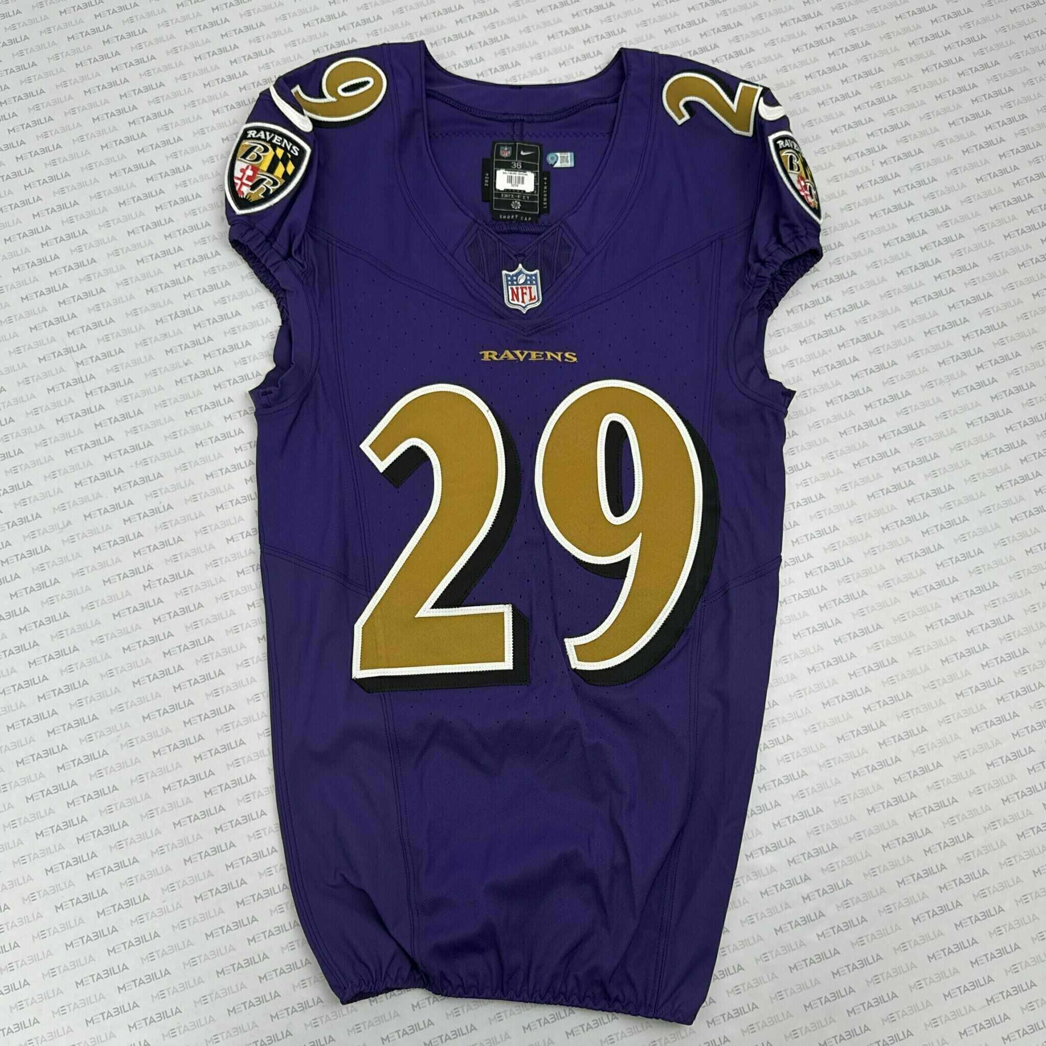 #29 Ar'Darius Washington Team-Issued Purple Jersey