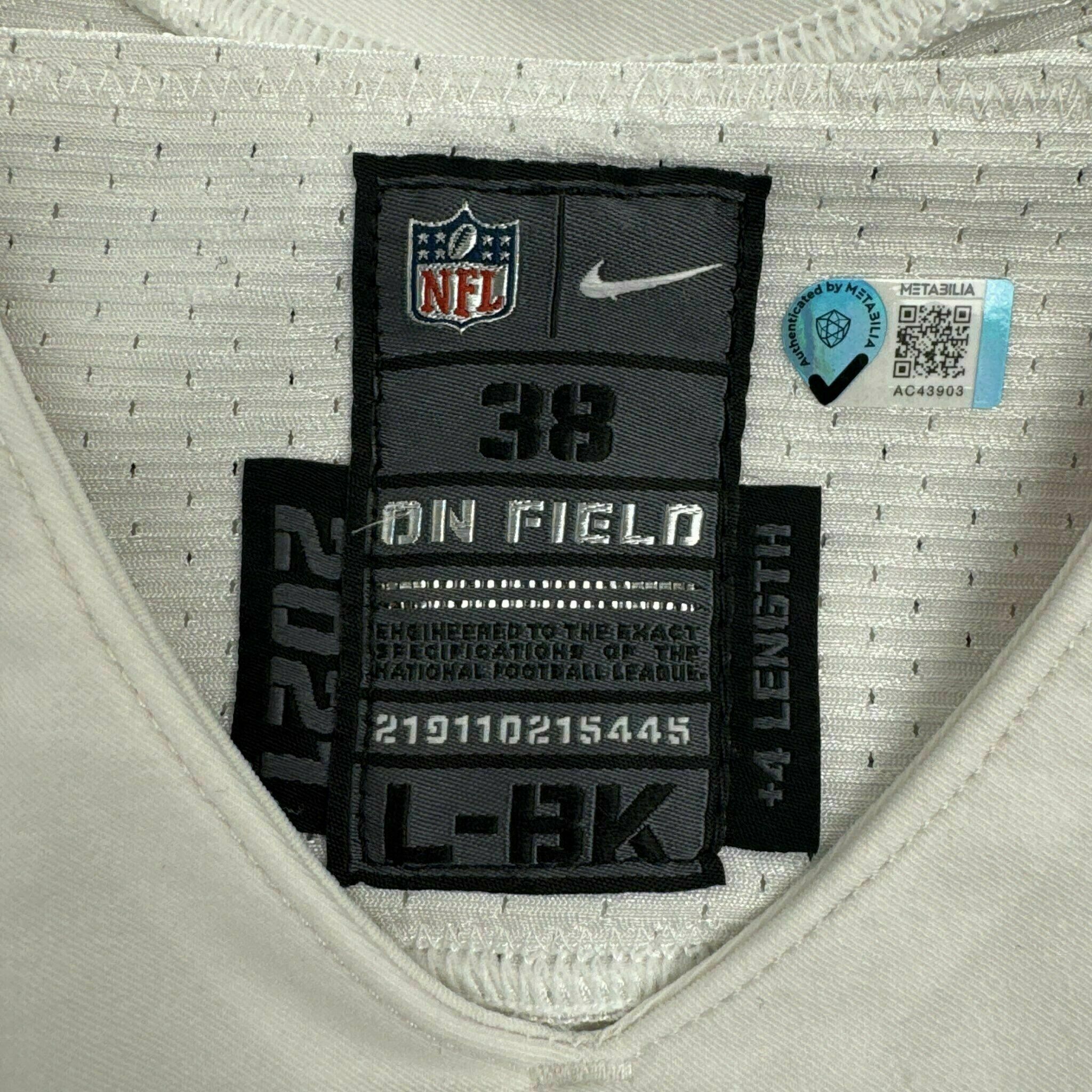 #56 Kelle Sanders Team-Issued White Jersey