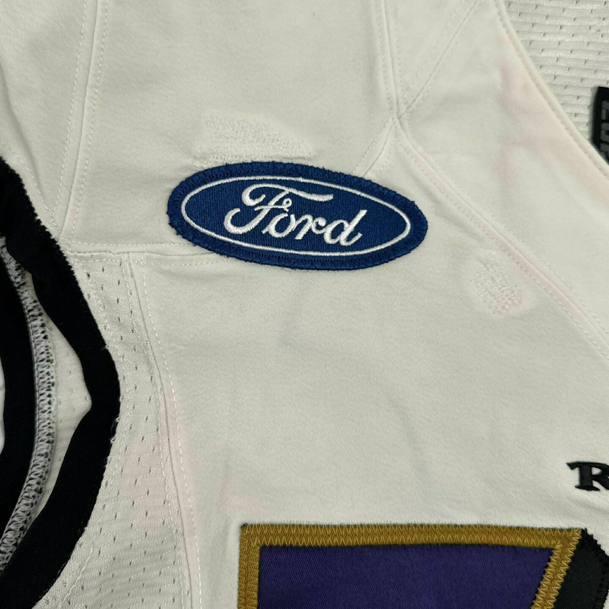 #56 Kelle Sanders Team-Issued White Jersey