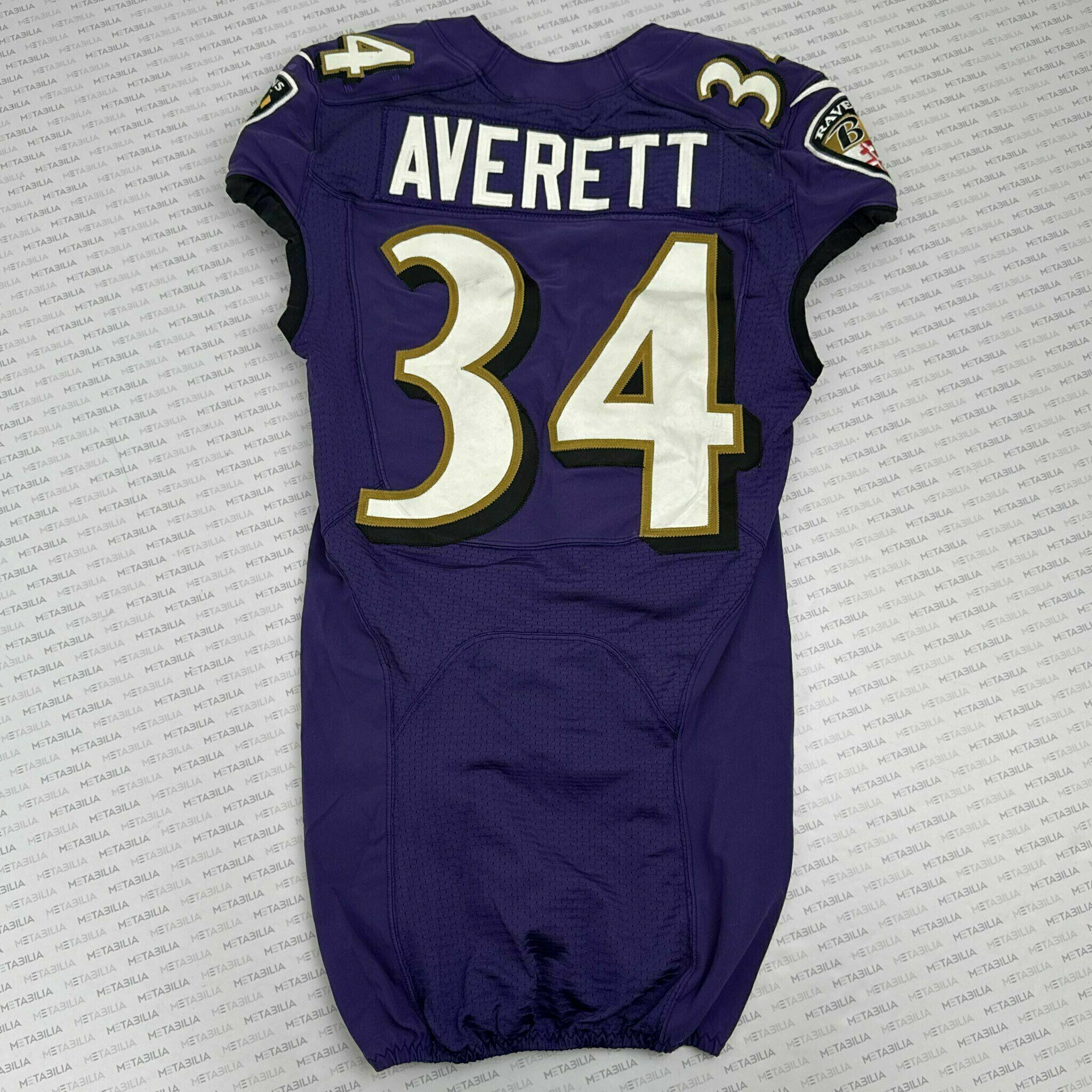 #34 Anthony Averett Team-Issued Purple Jersey
