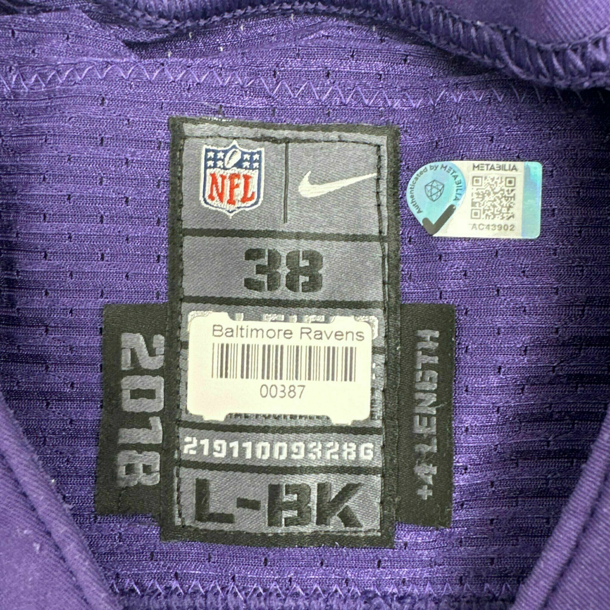 #34 Anthony Averett Team-Issued Purple Jersey