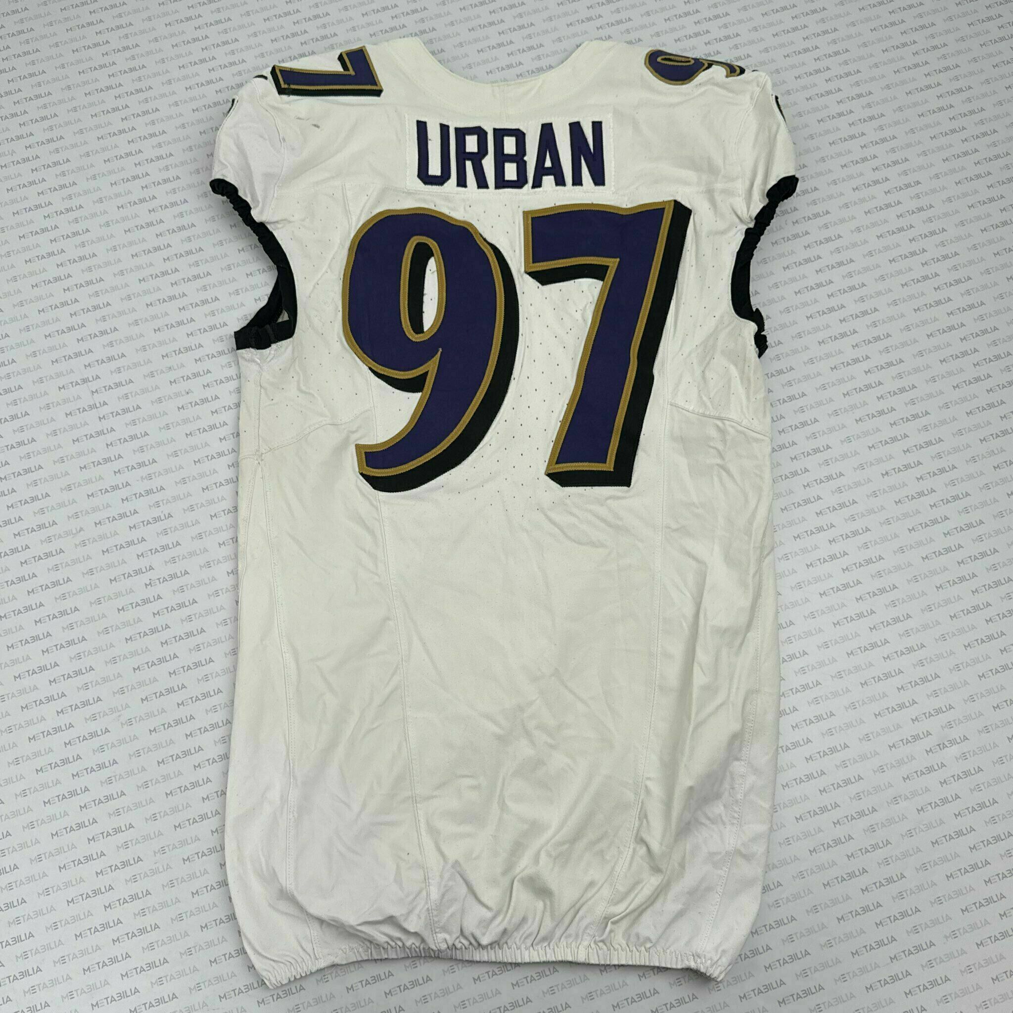 #97 Brent Urban Team-Issued White Jersey