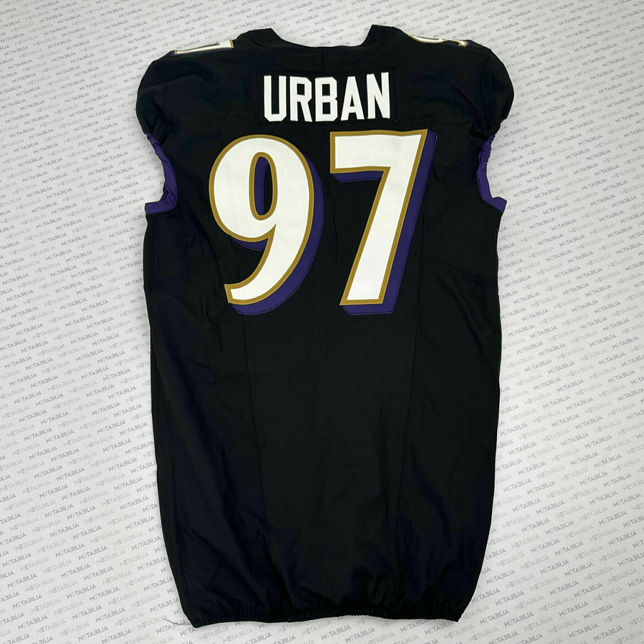 #97 Brent Urban Team-Issued Black Jersey