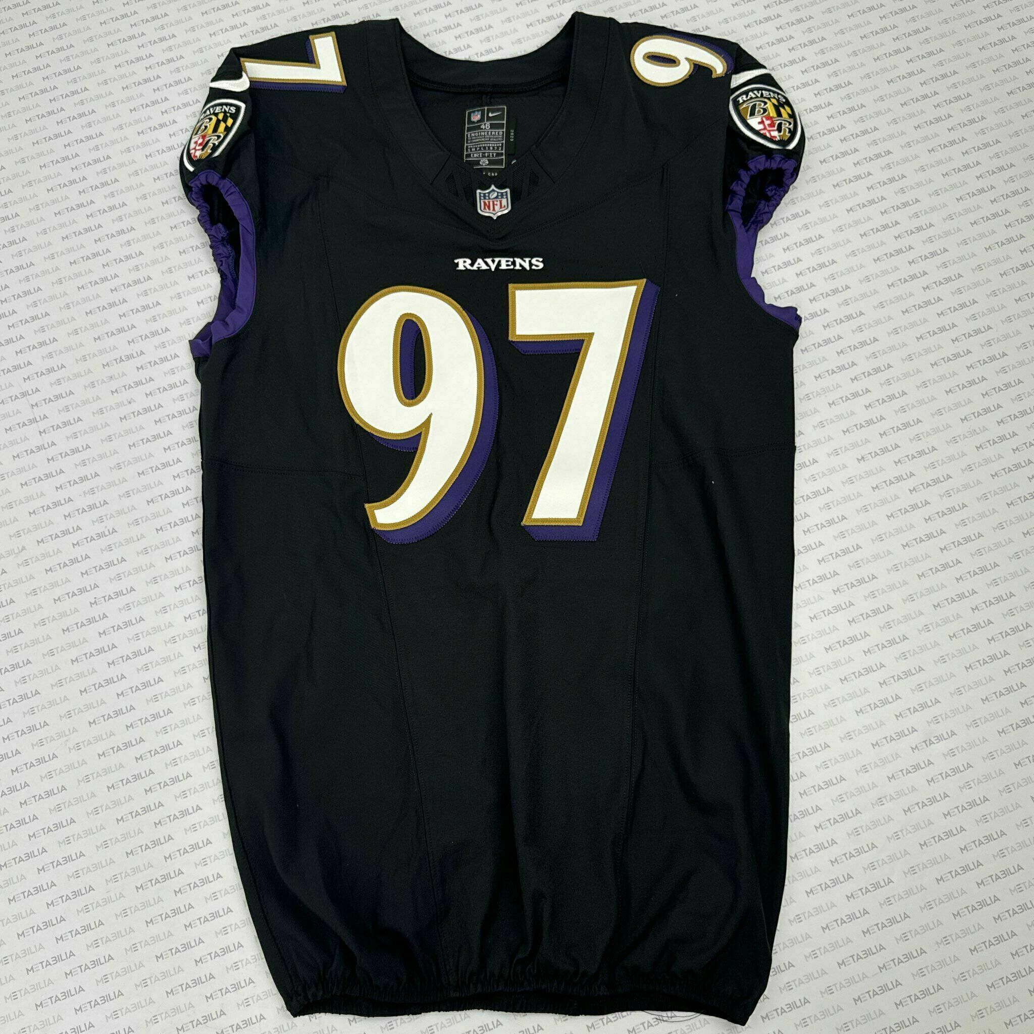 #97 Brent Urban Team-Issued Black Jersey
