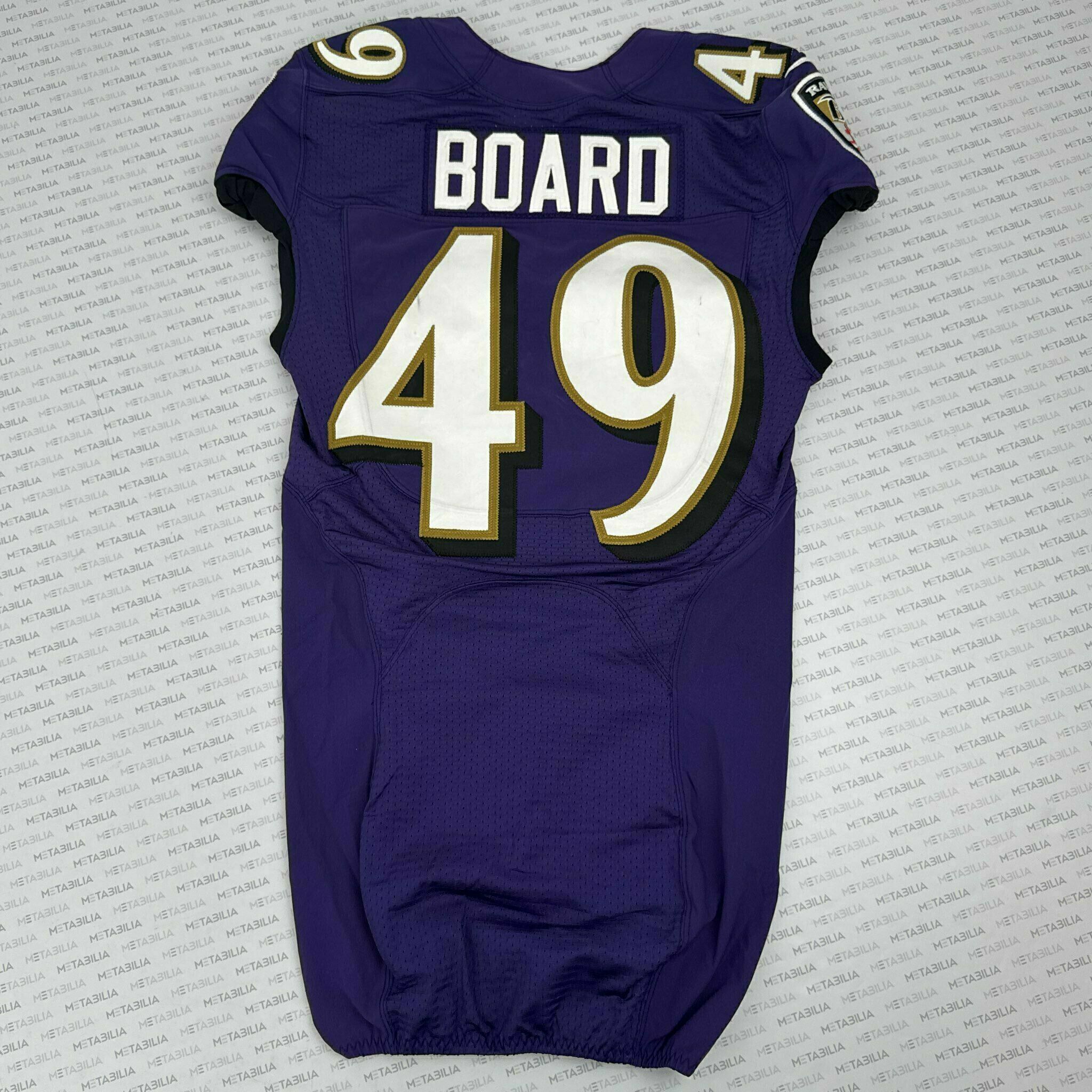 #49 Chris Board Team-Issued Purple Jersey