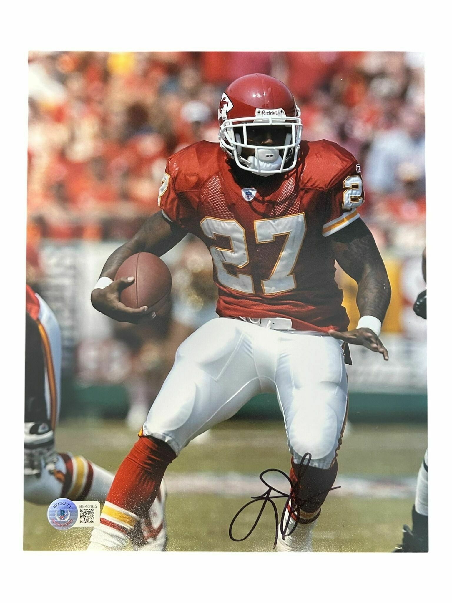Larry Johnson Autographed 8x10 Photo - Beckett Authentic