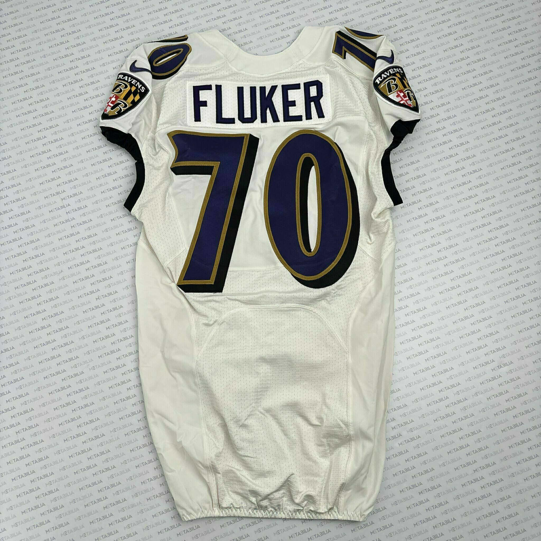 #70 D.J. Fluker Team-Issued White Jersey