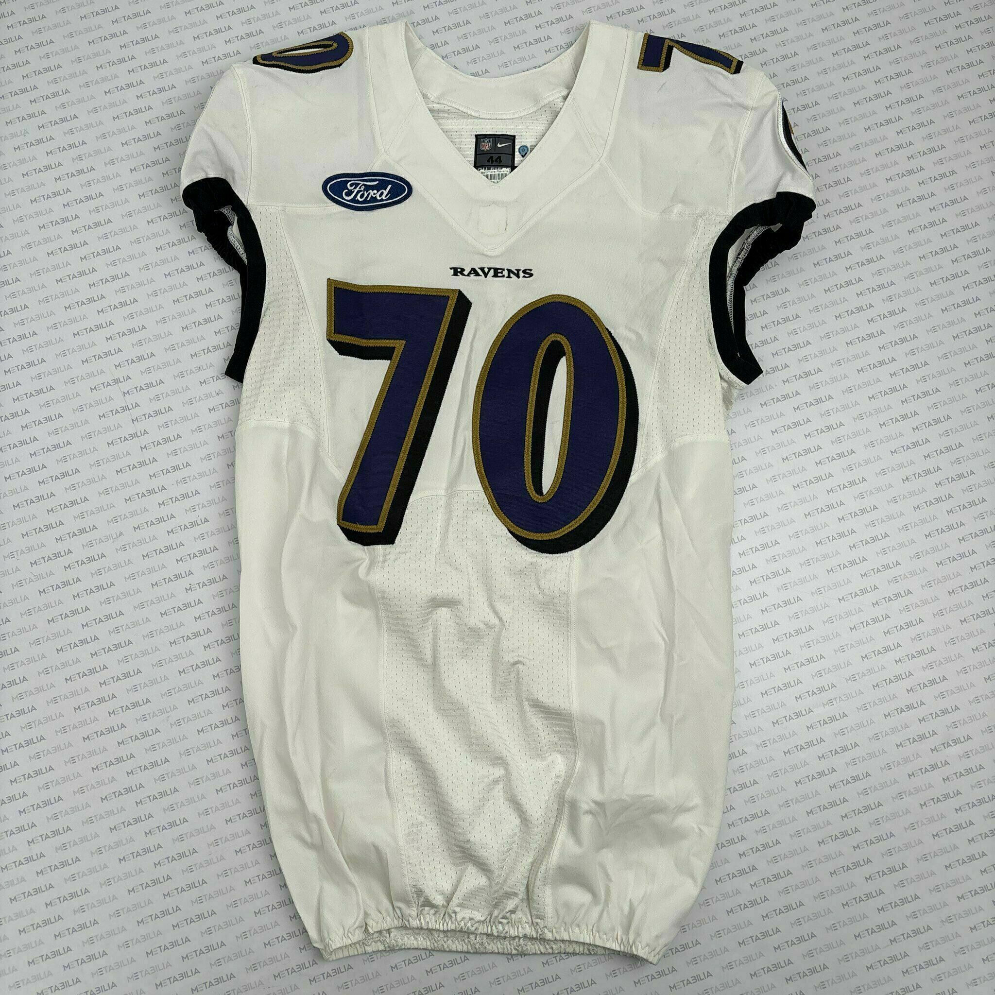 #70 D.J. Fluker Team-Issued White Jersey