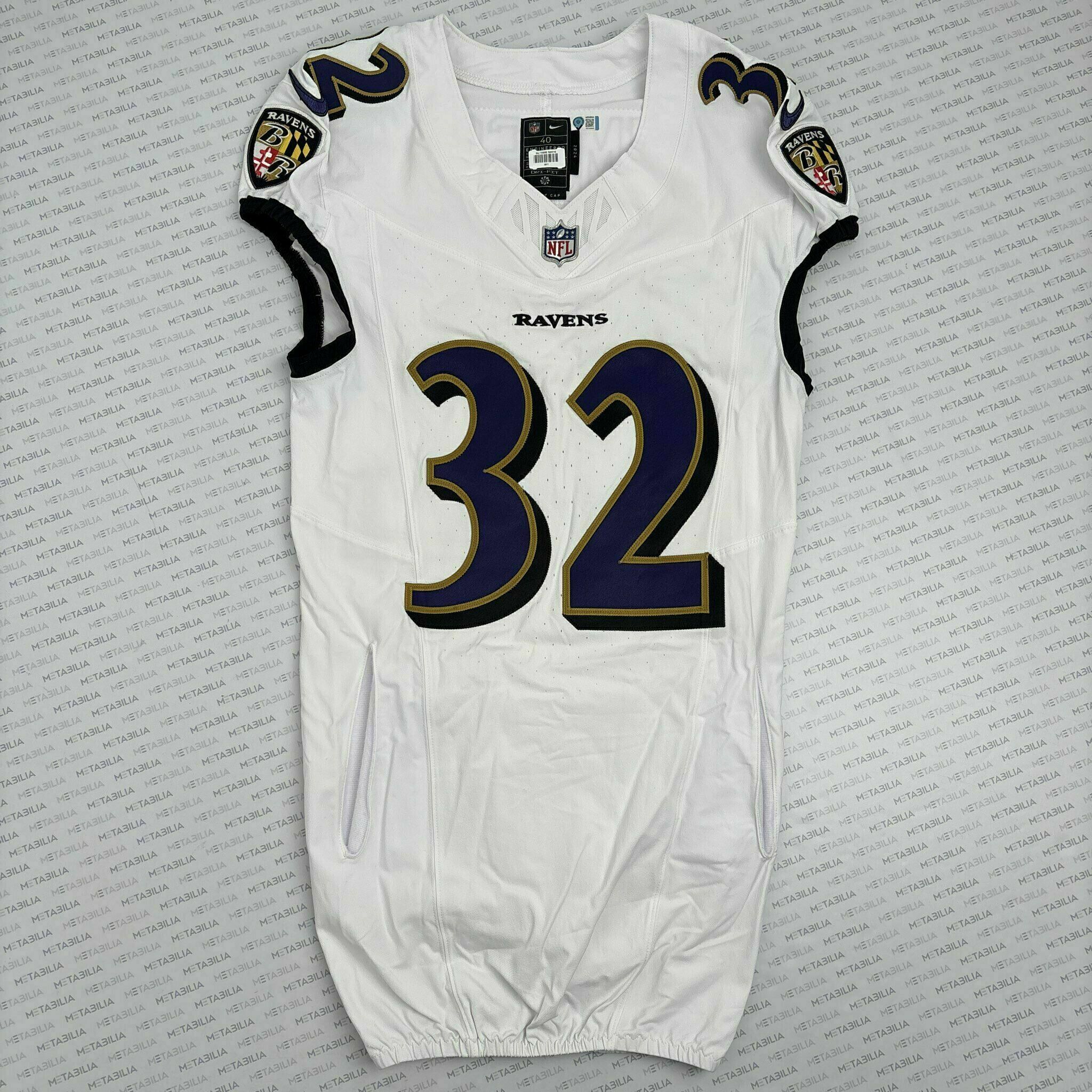#32 Trenton Simpson Team-Issued White Jersey