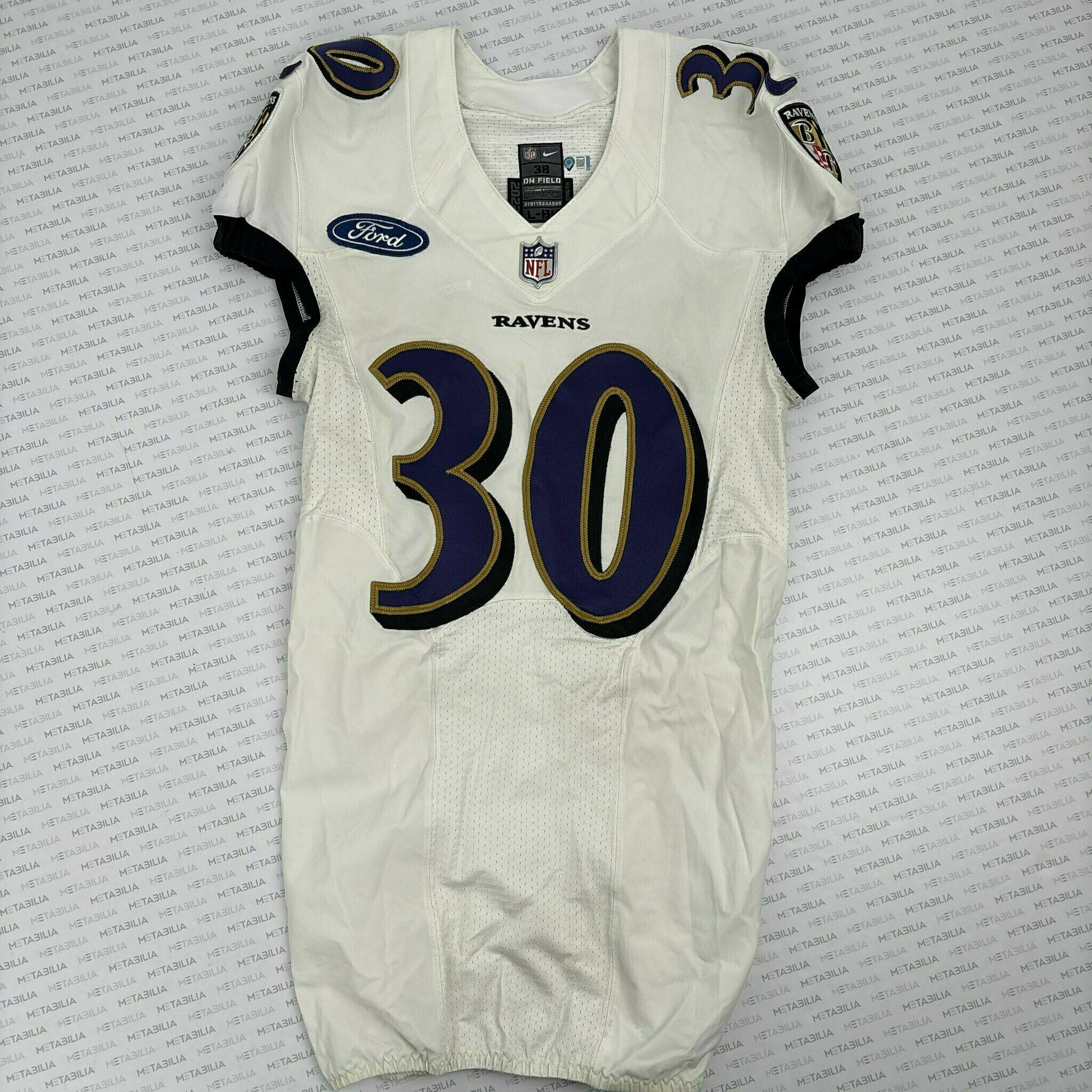 #30 Trenton Simpson Team-Issued White Jersey