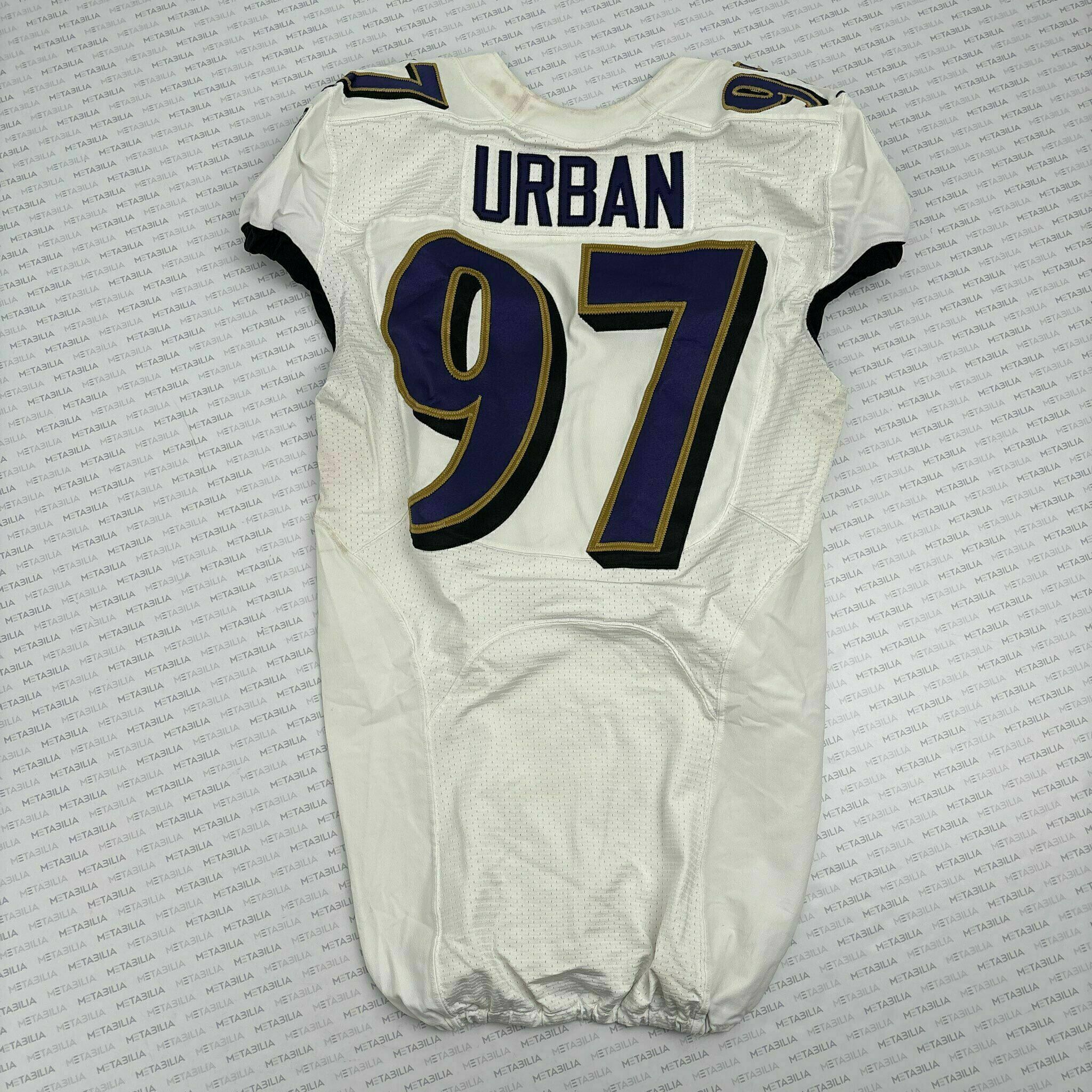 #97 Brent Urban Team-Issued White Jersey