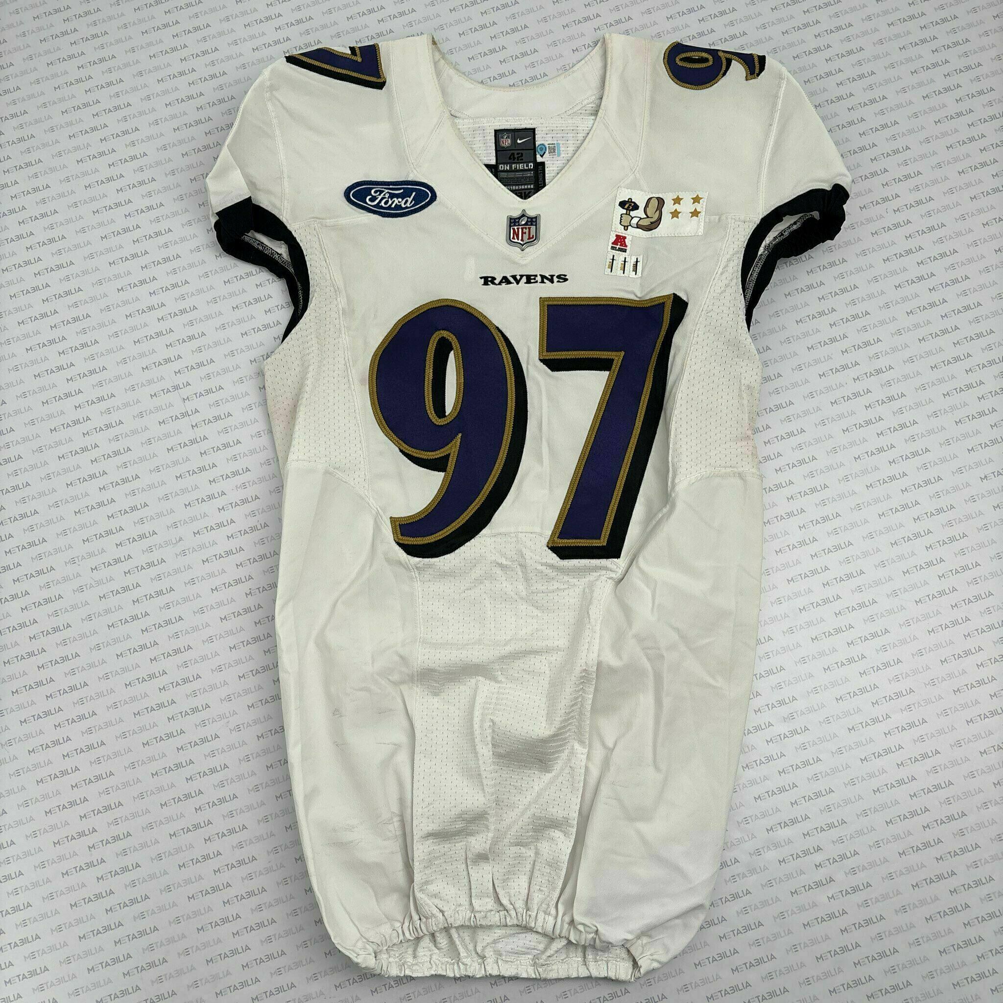 #97 Brent Urban Team-Issued White Jersey