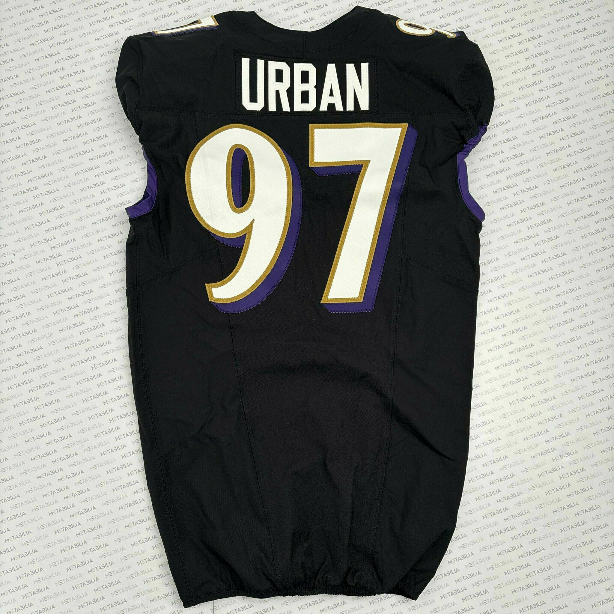 #97 Brent Urban Team-Issued Black Jersey