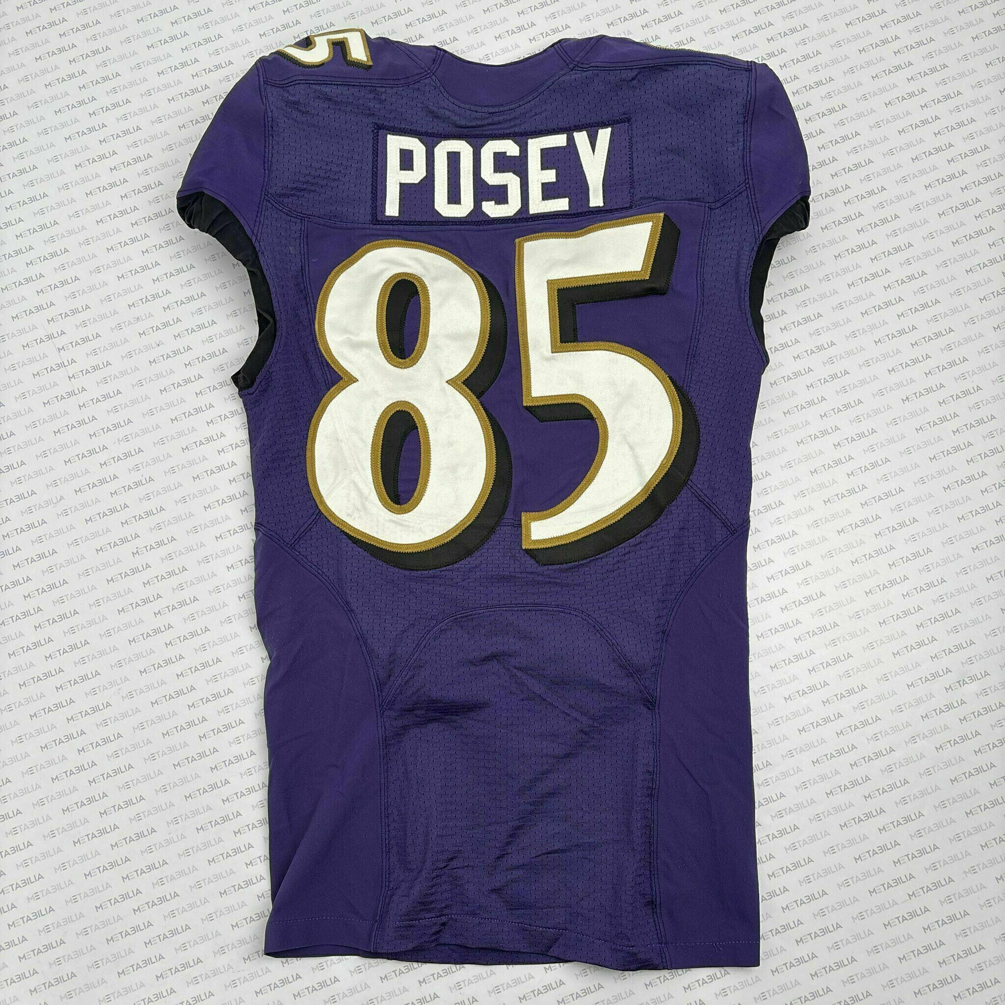 #85 DeVier Posey Team-Issued Purple Jersey
