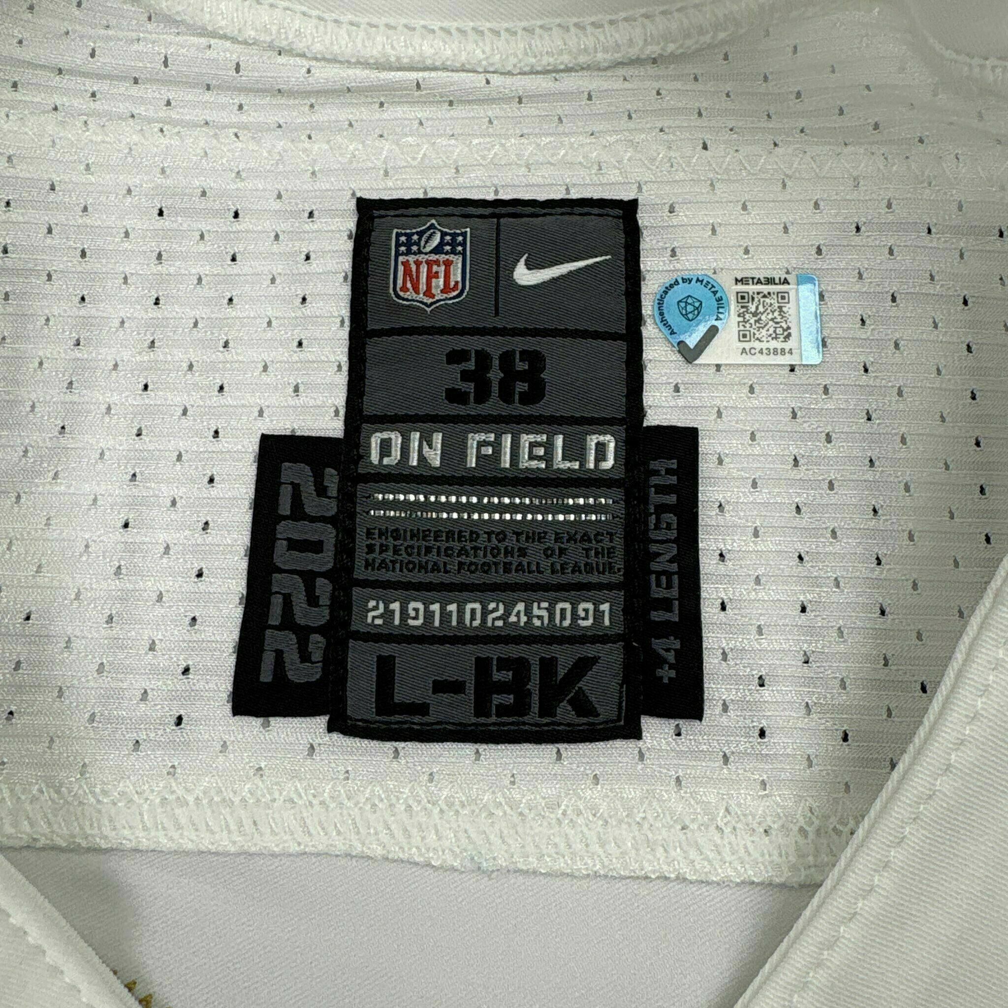 #28 Mike Davis Team-Issued White Jersey