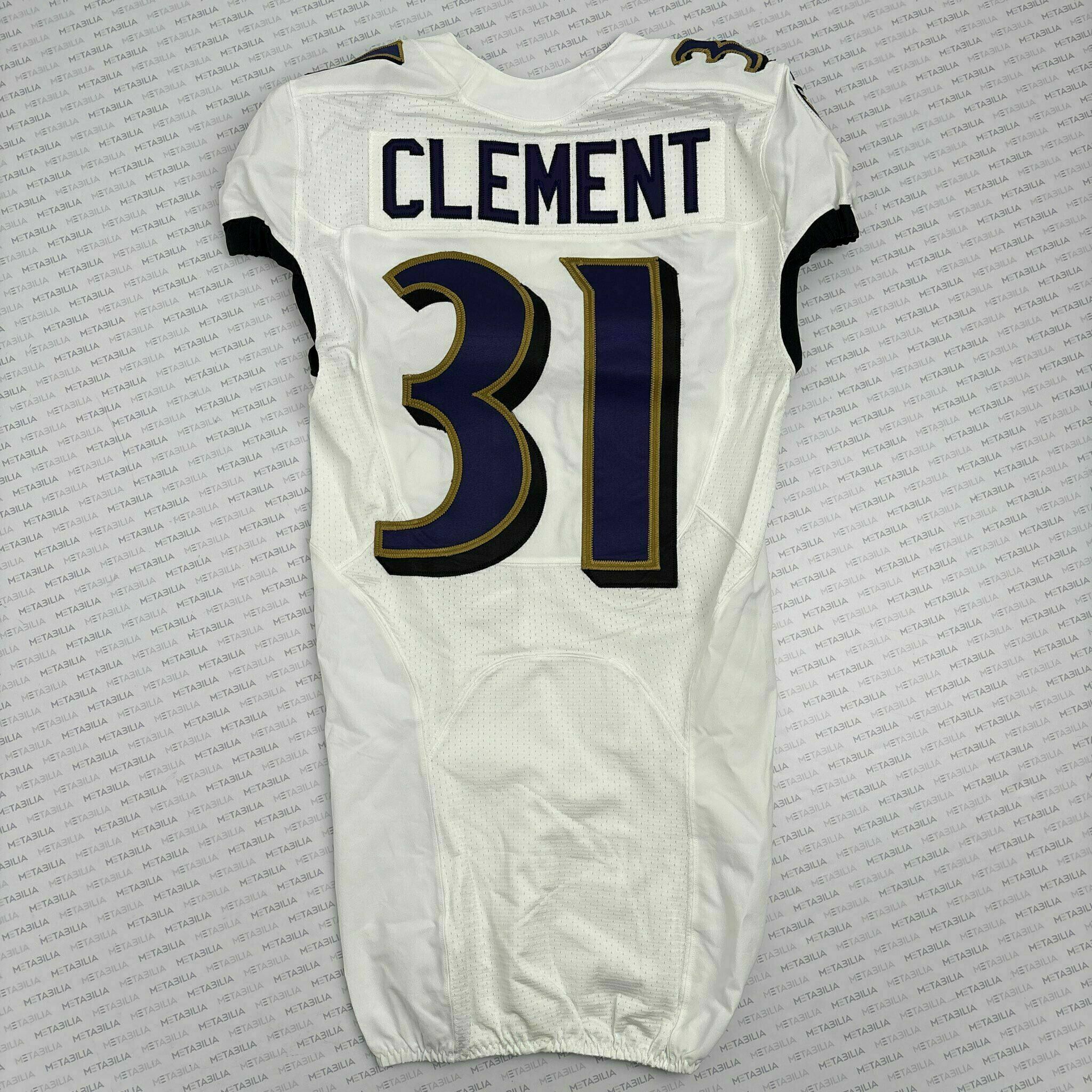 #31 Corey Clement Team-Issued White Jersey