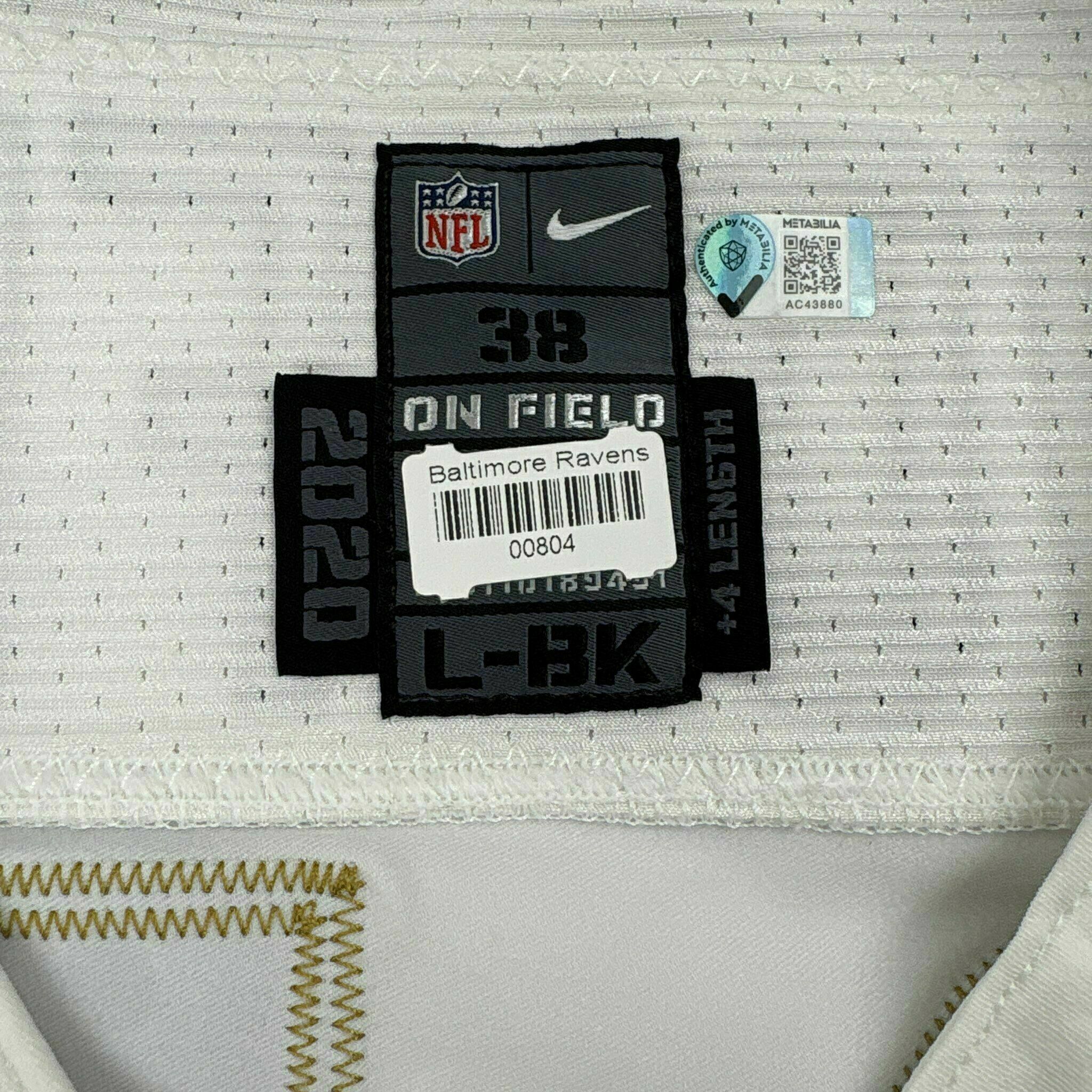 #95 Derek Wolfe Team-Issued White Jersey